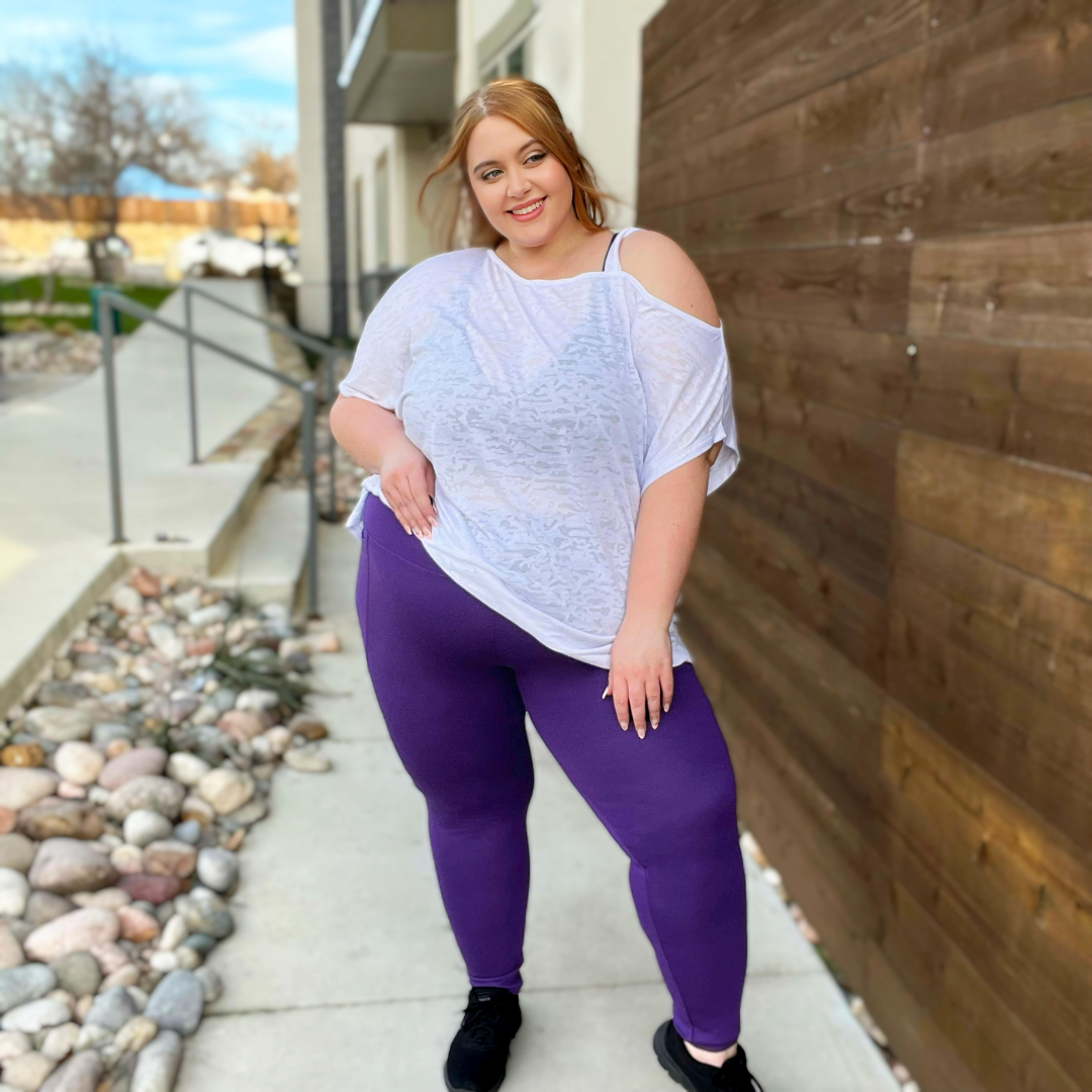 Camiseta Debbie con hombros descubiertos - Blanca