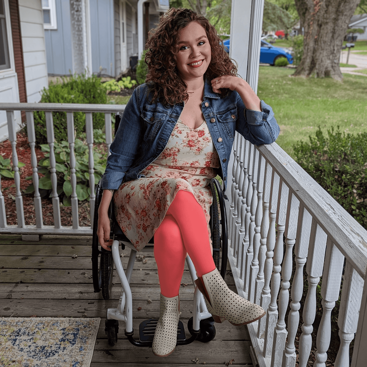 80 Denier Tights - Peach Party - Snag