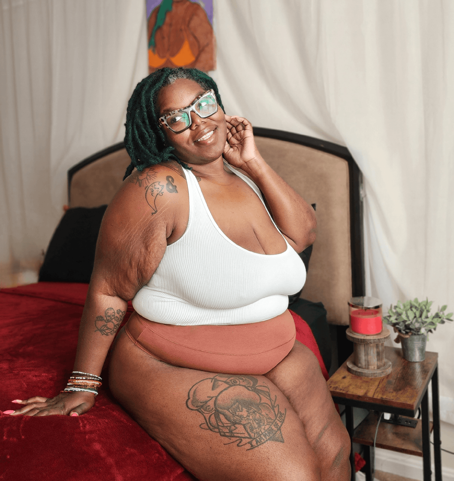 Braguitas altas de algodón orgánico - Root Beer