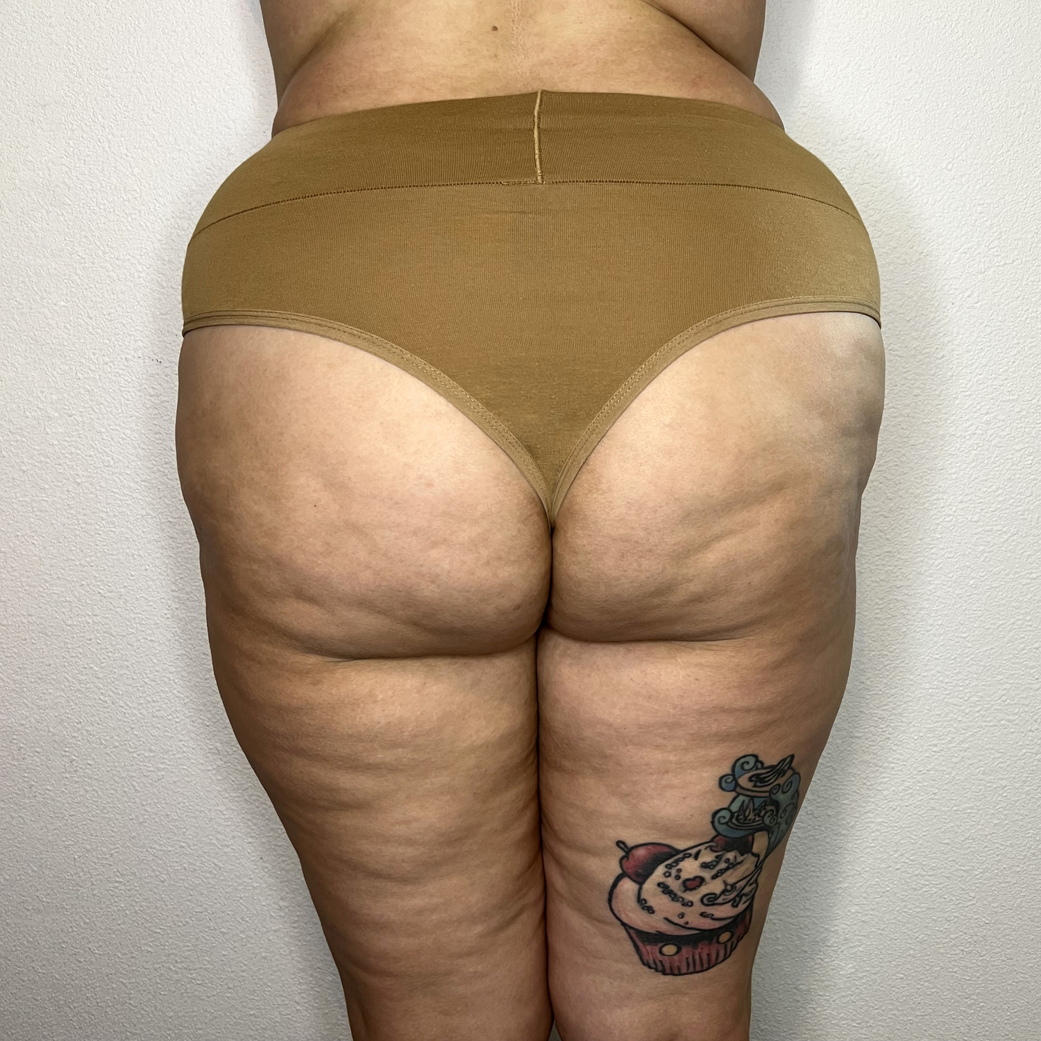 Braguitas altas de algodón orgánico - Caramelo