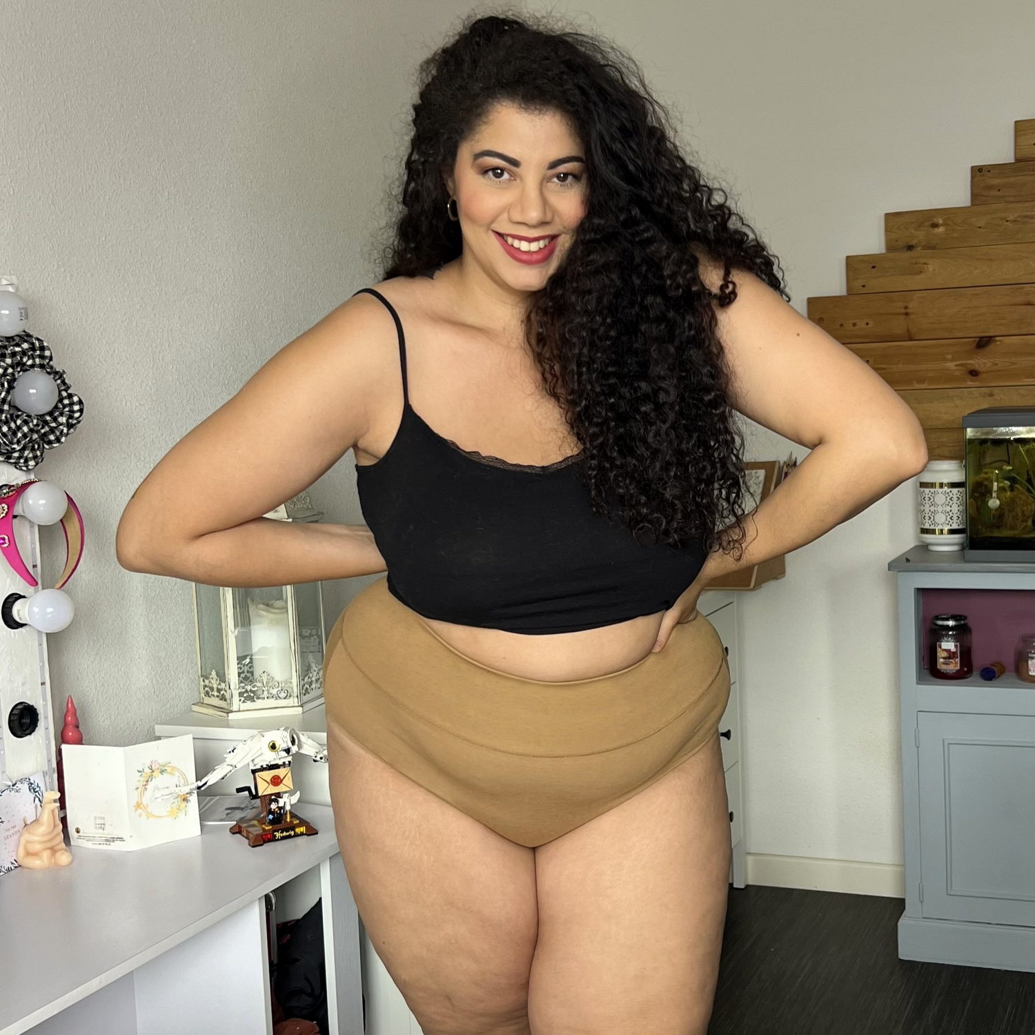 Braguitas de algodón orgánico - Caramelo