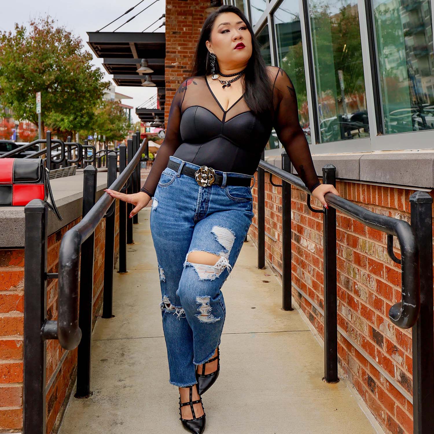 Traje de cuero de sirena