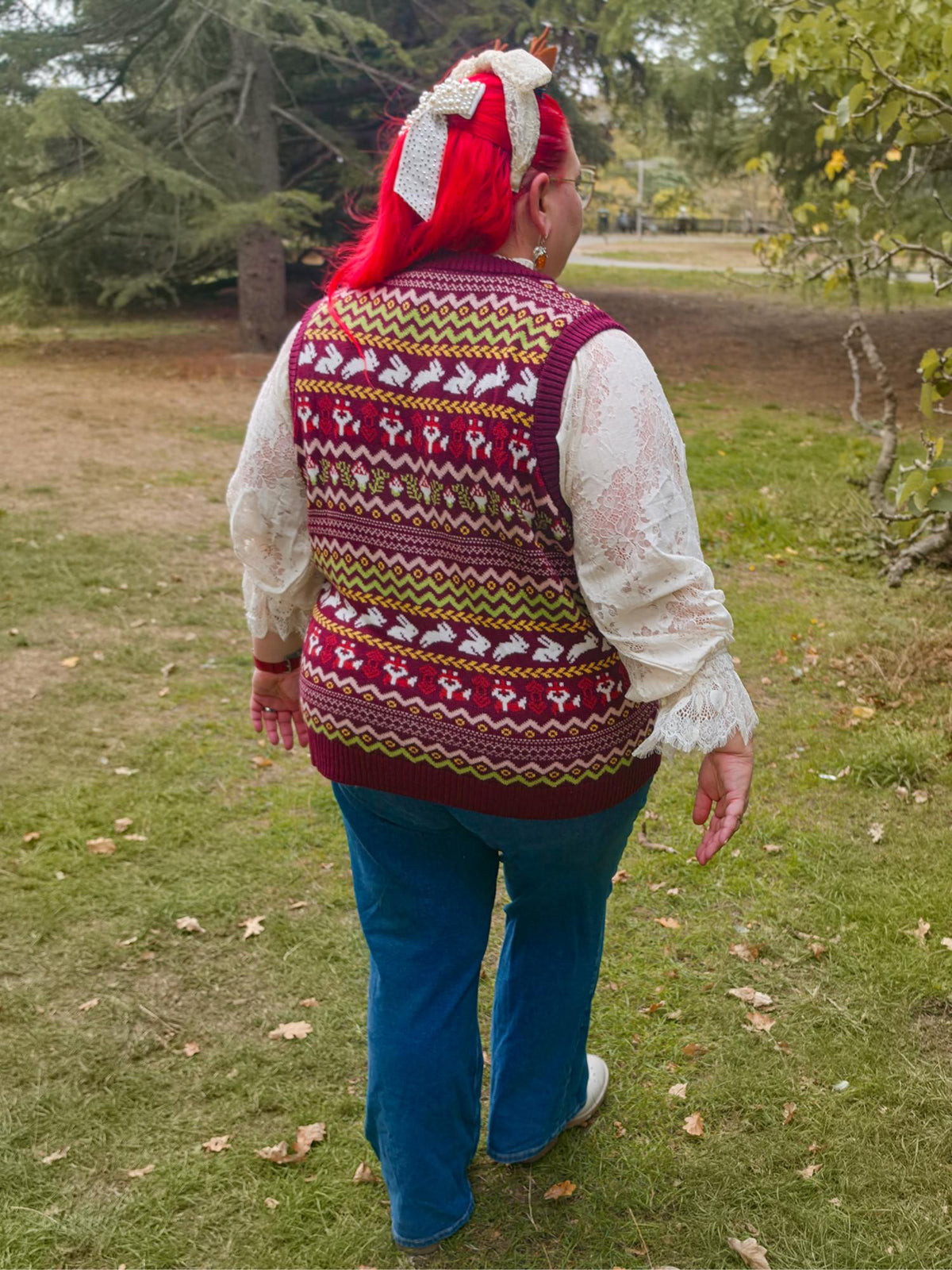 Fair Isle Vest - Woodland Adventure - Multi Colour
