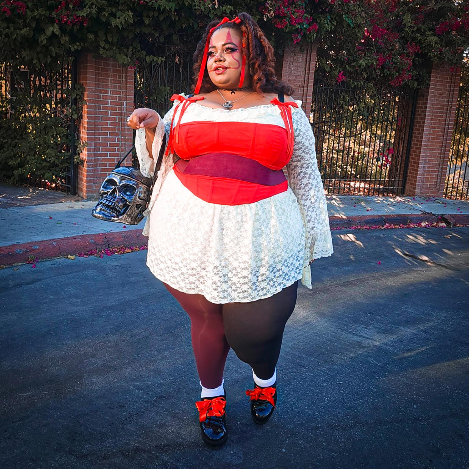 Duo Tights - Crimson Shadow