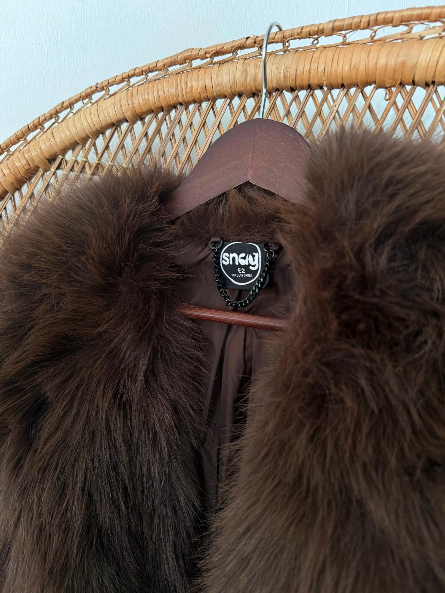 Amelia Aviator Jacket - Brown