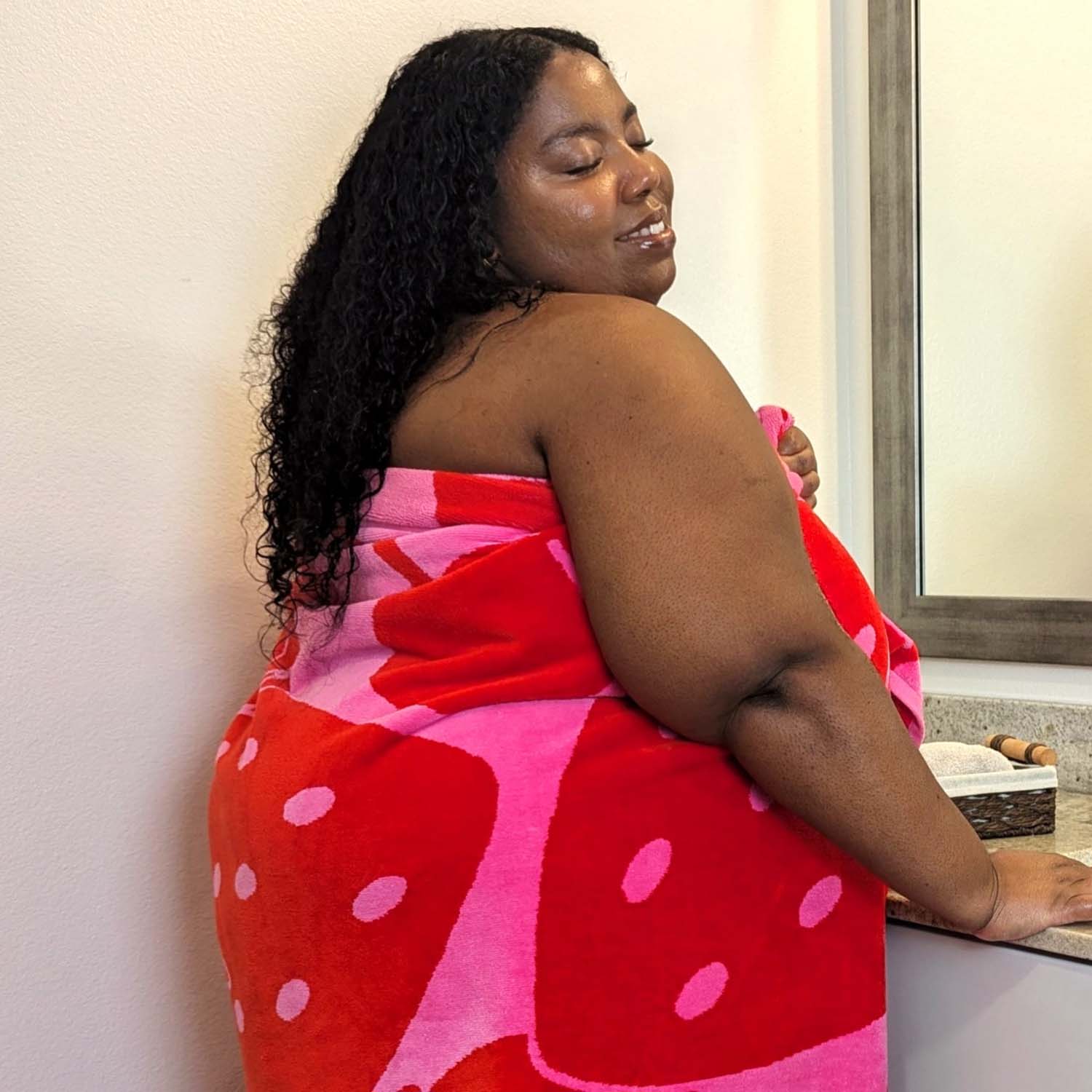 Toalla de peluche - afrutado