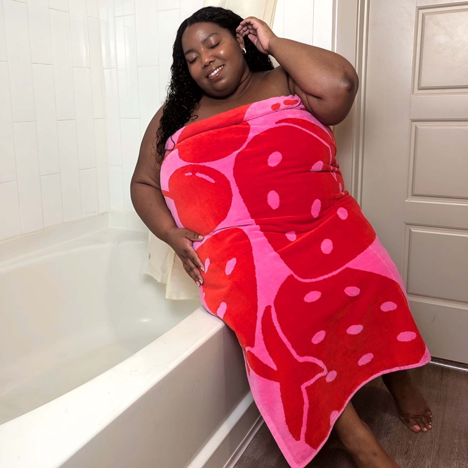 Toalla de peluche - afrutado