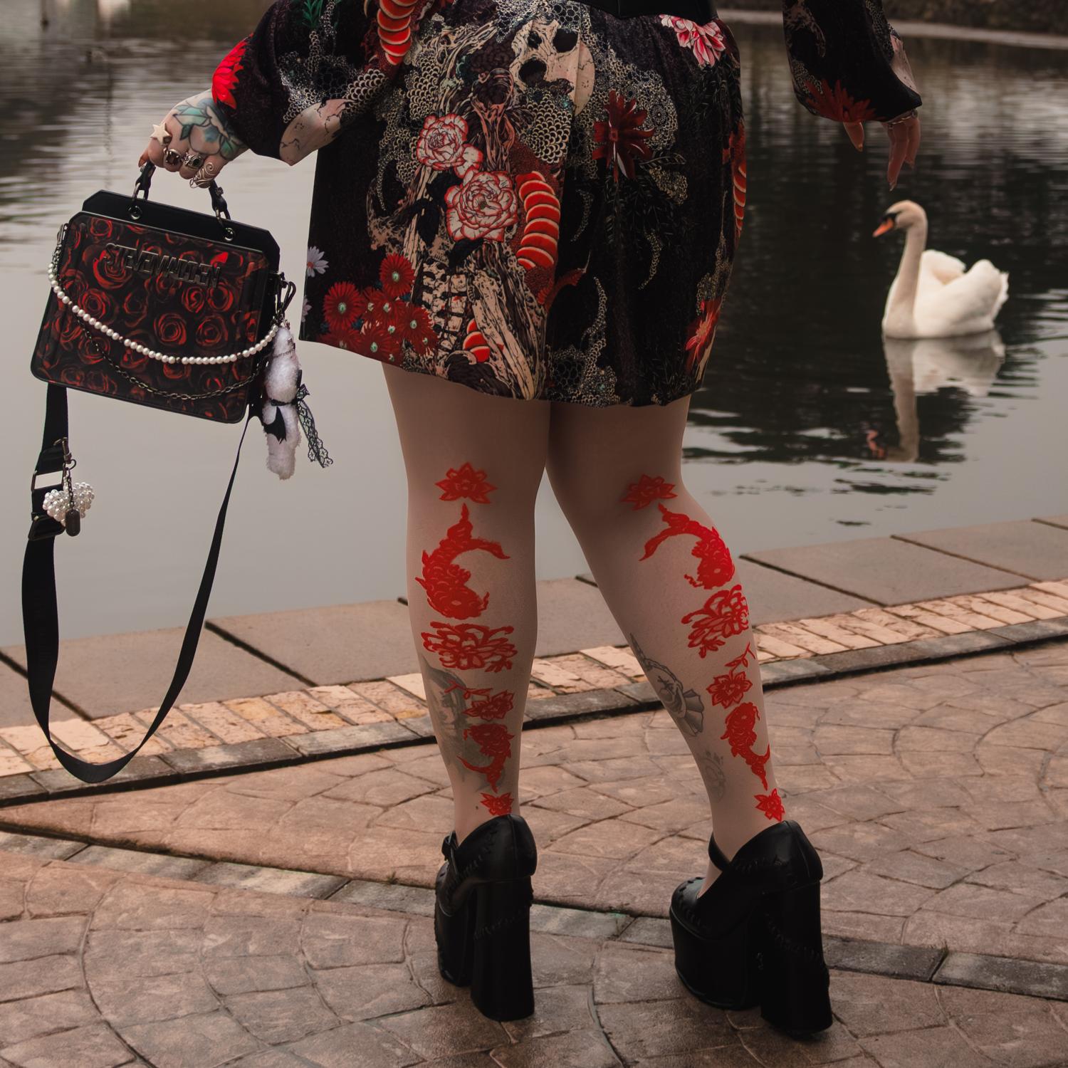 Paper Cut Tights - Builders Tea