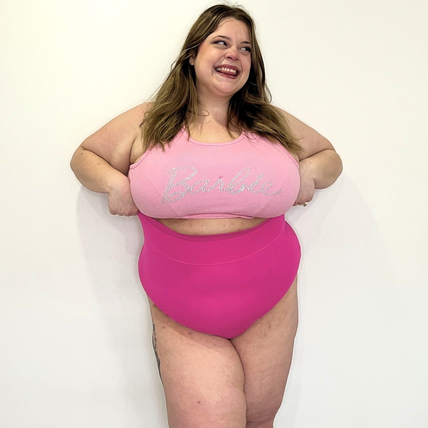 Braguitas de algodón orgánico de cintura alta - Barbara