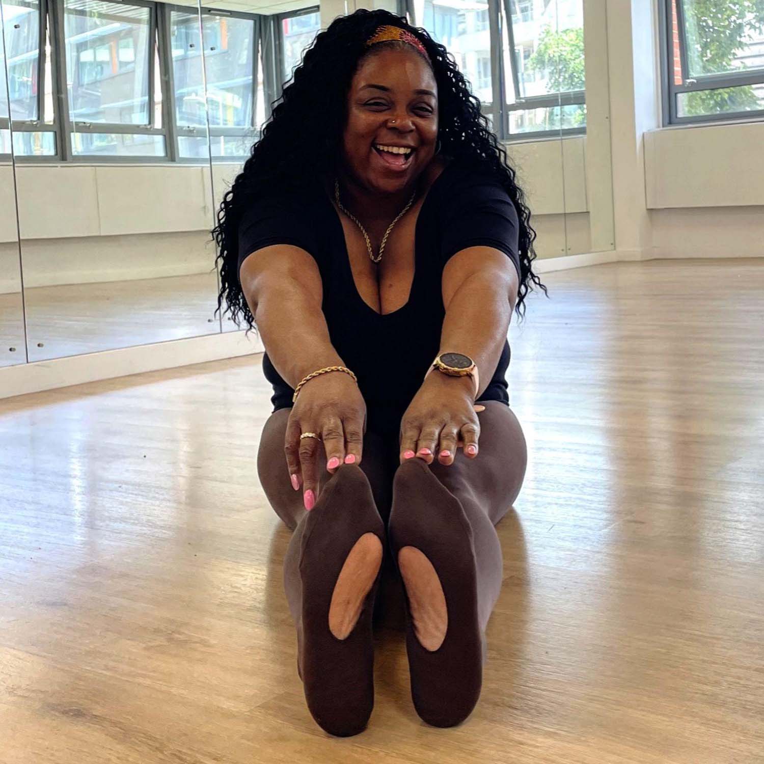 Mechas de baile convertibles - chocolate caliente