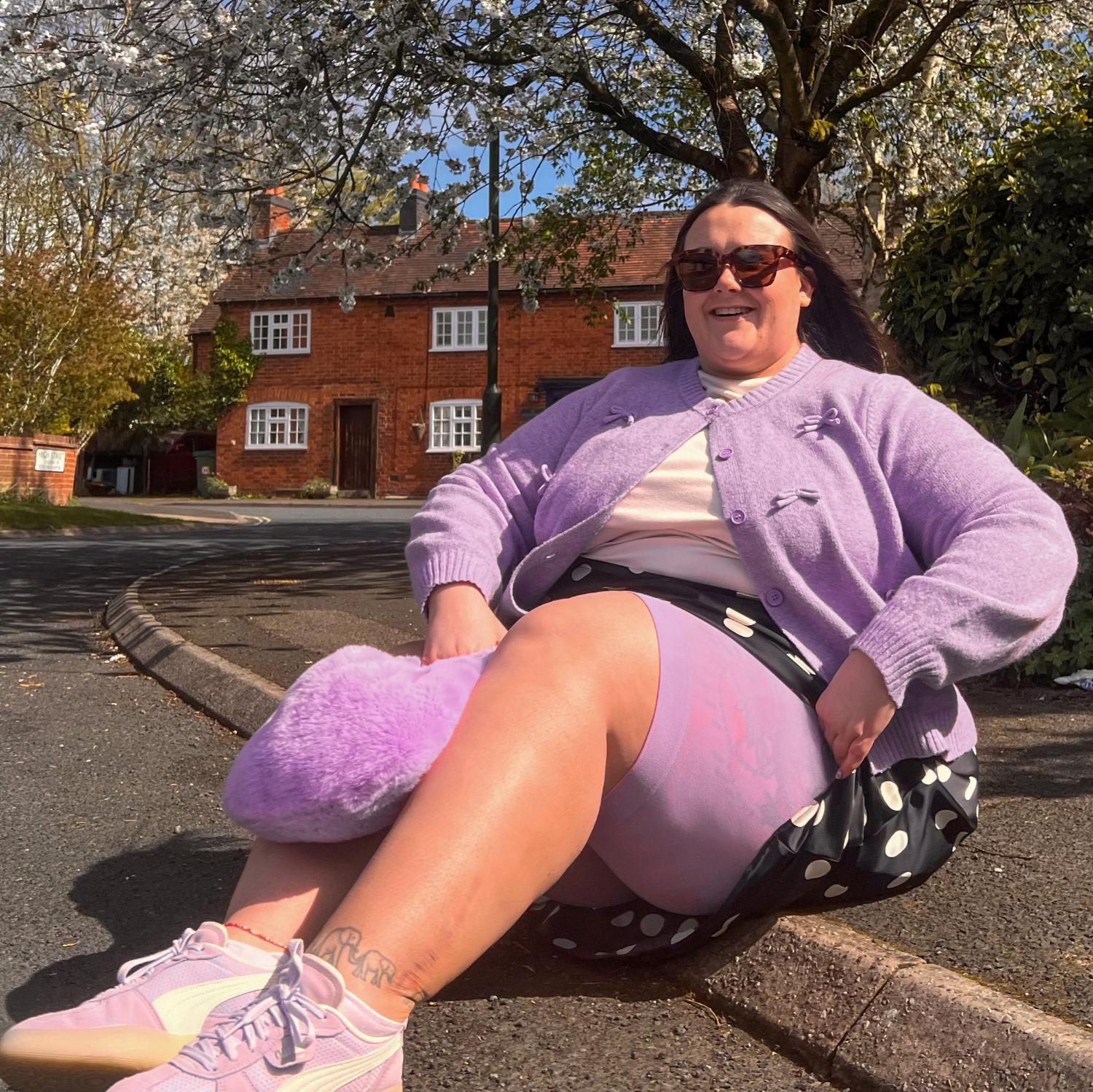 Stay Cool Chub Rub Shorts - Smoky Grape