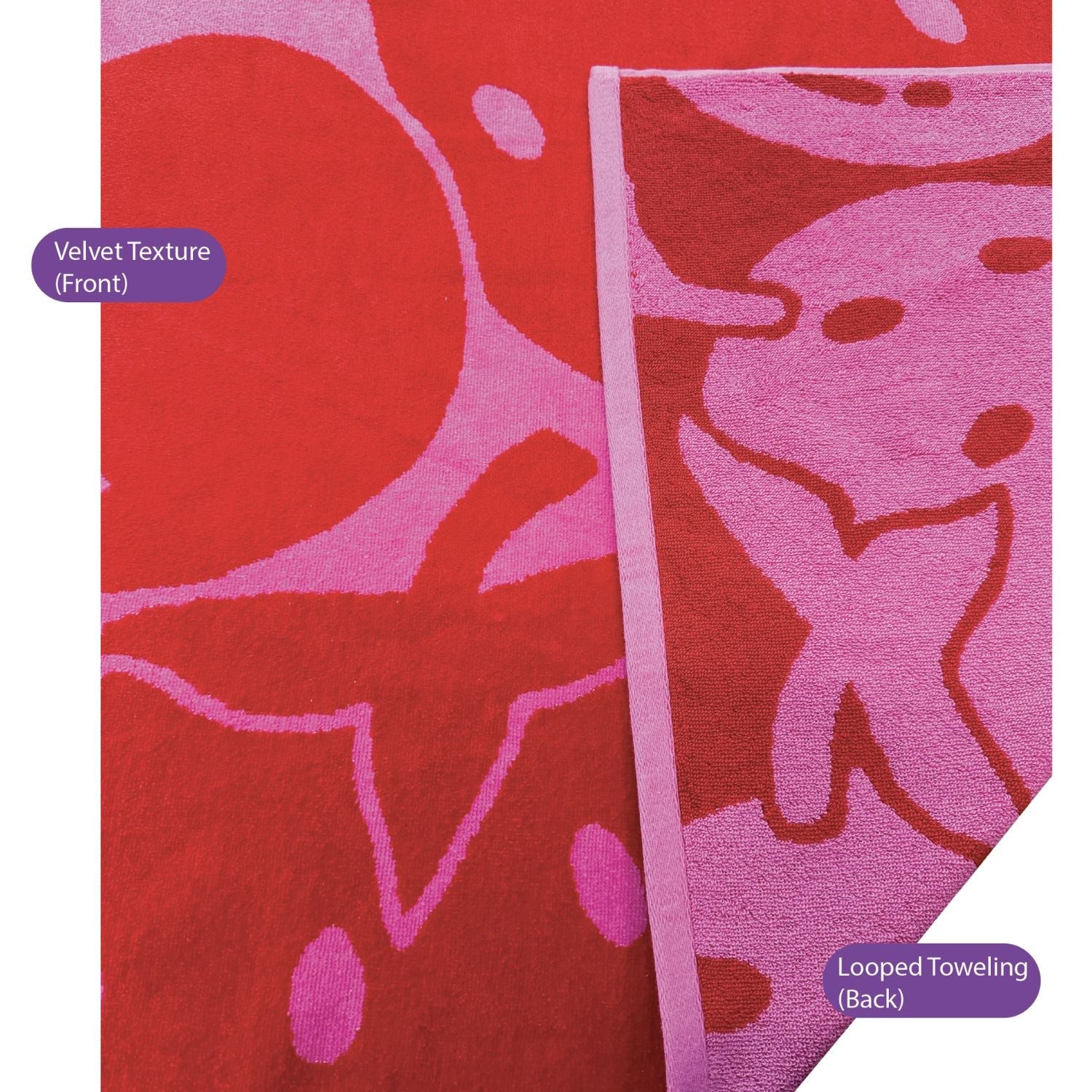 Toalla de peluche - afrutado