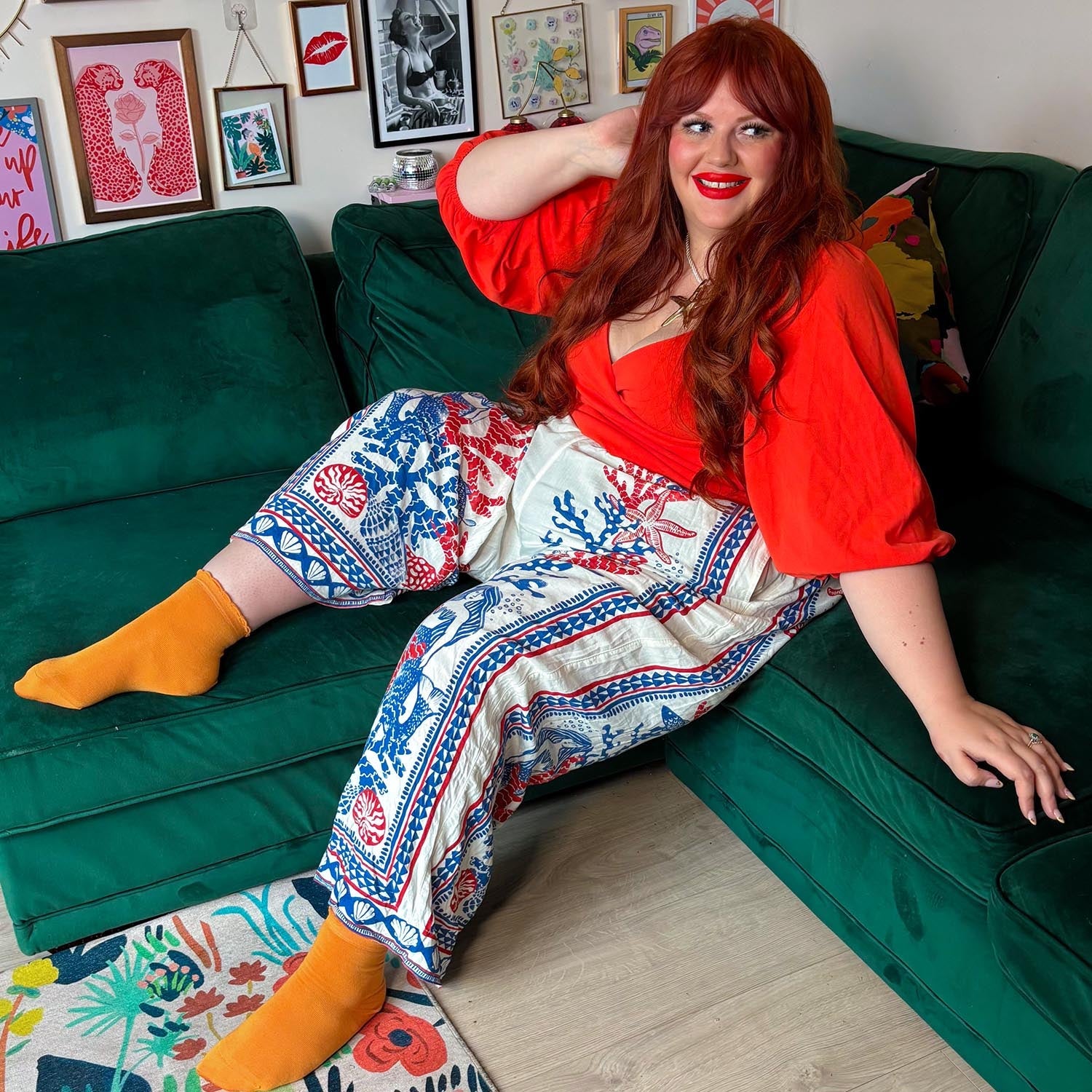 Calcetines tobilleros de bambú - Estrella de mar