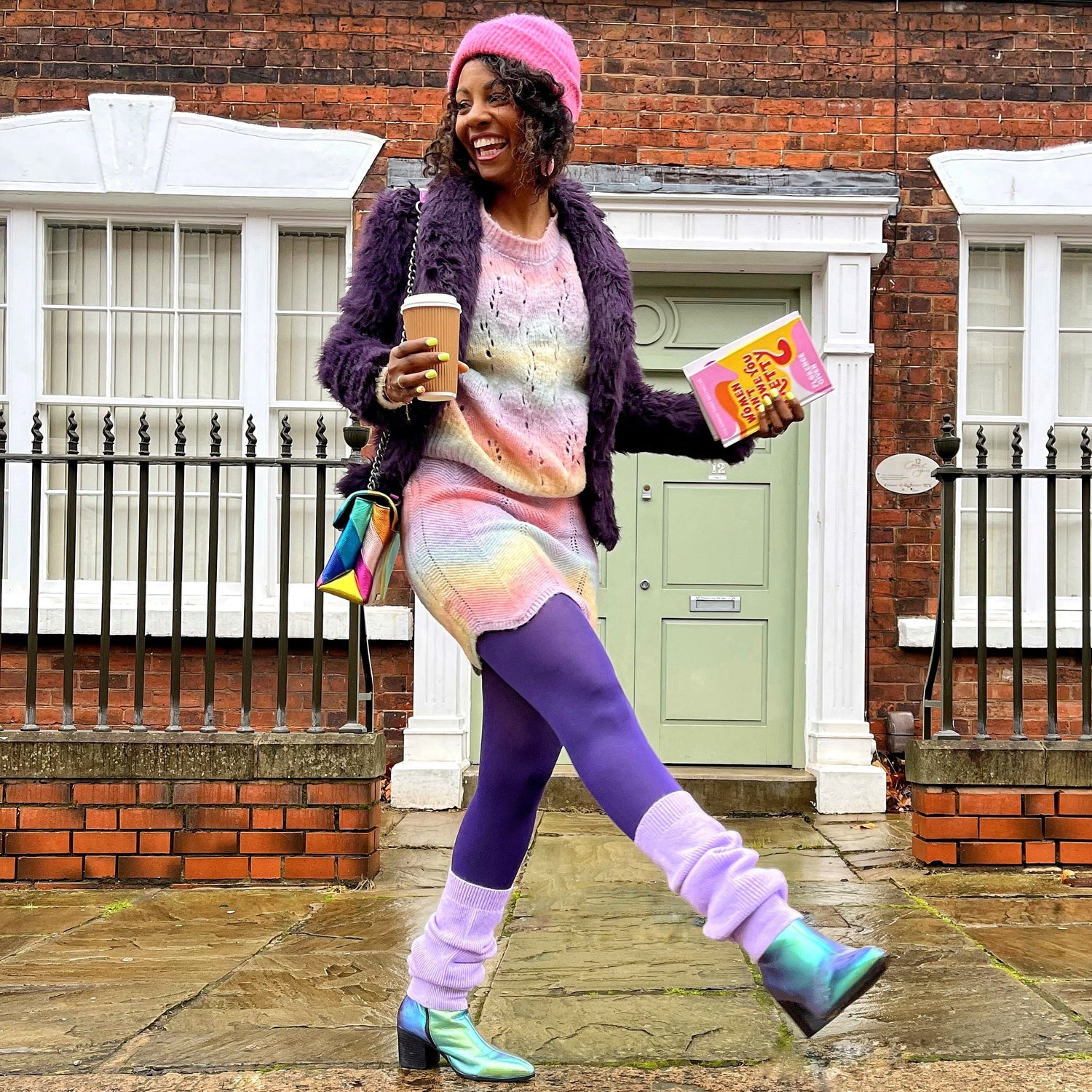 Calentadores de piernas - Periwinkle