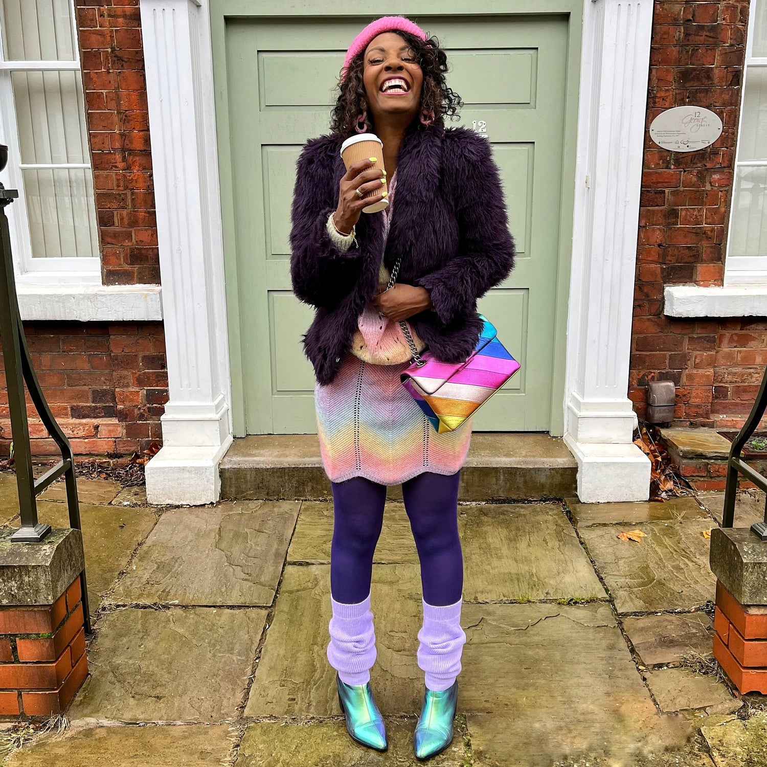 Calentadores de piernas - Periwinkle