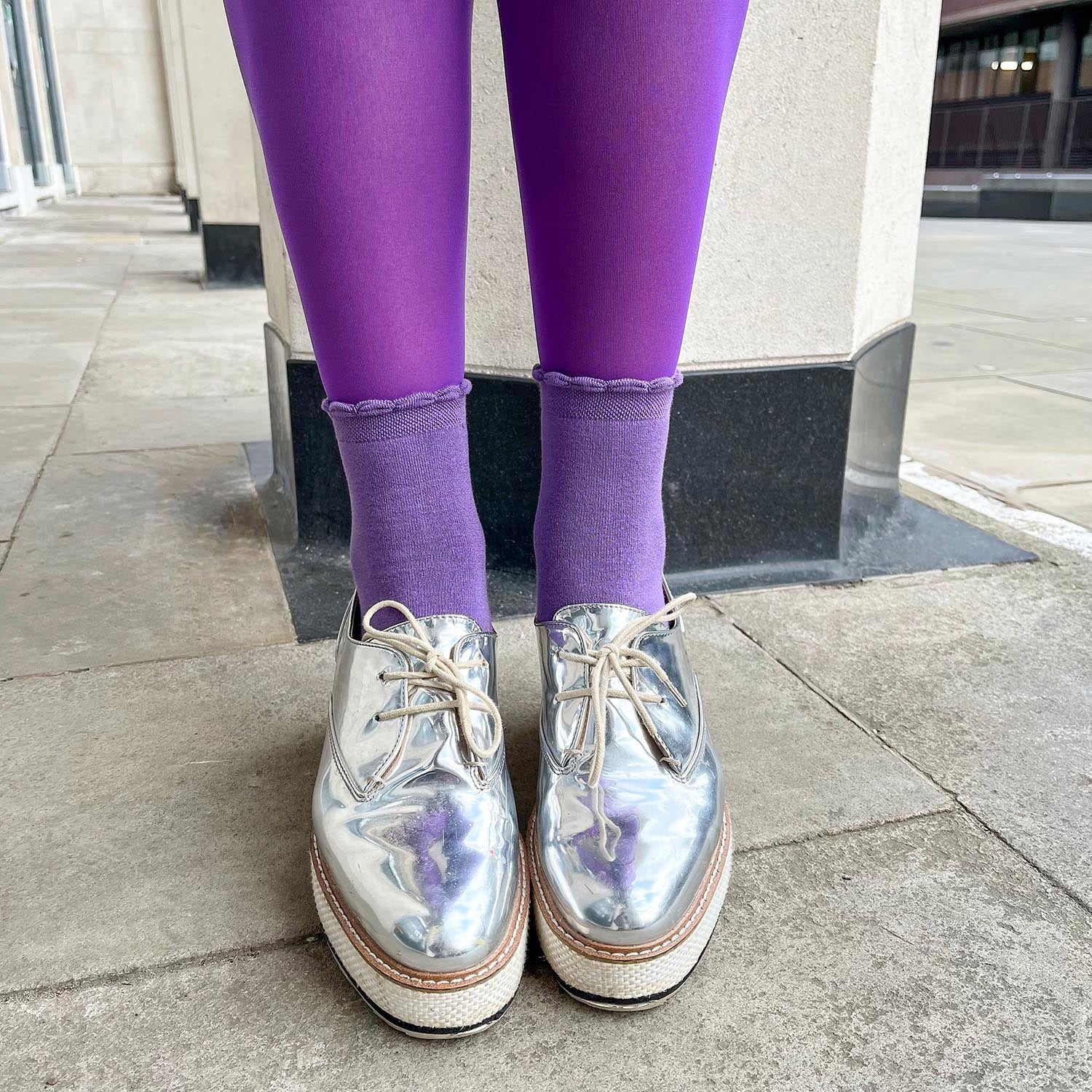 Medias transparentes de 30 deniers - Purple Haze