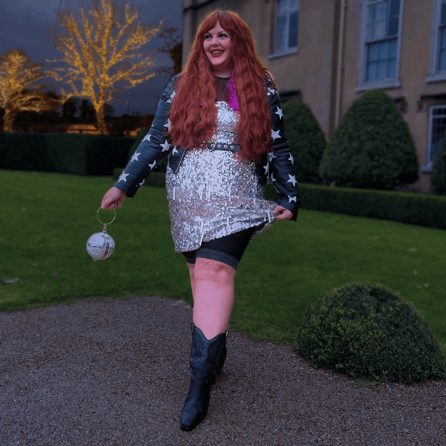 Stay Cool Chub Rub Lurex Shorts - Negro