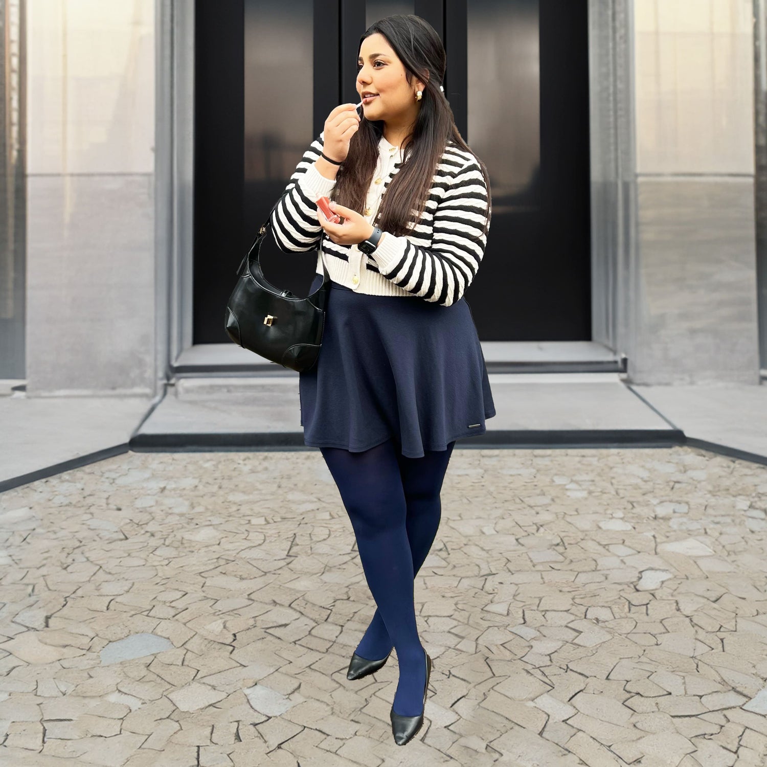 Mallas de compresión ligeras Huggy - Azul marino