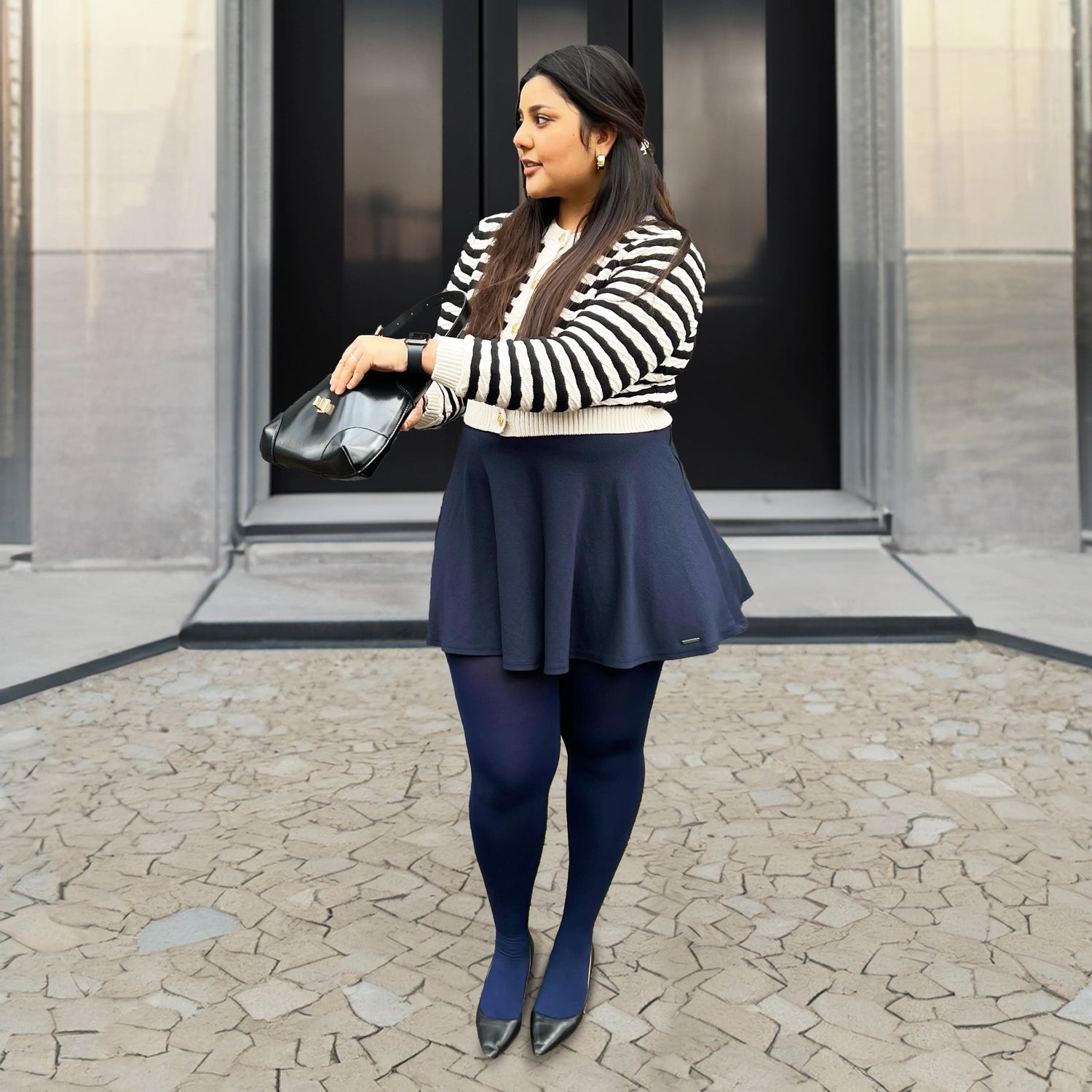 Mallas de compresión ligeras Huggy - Azul marino