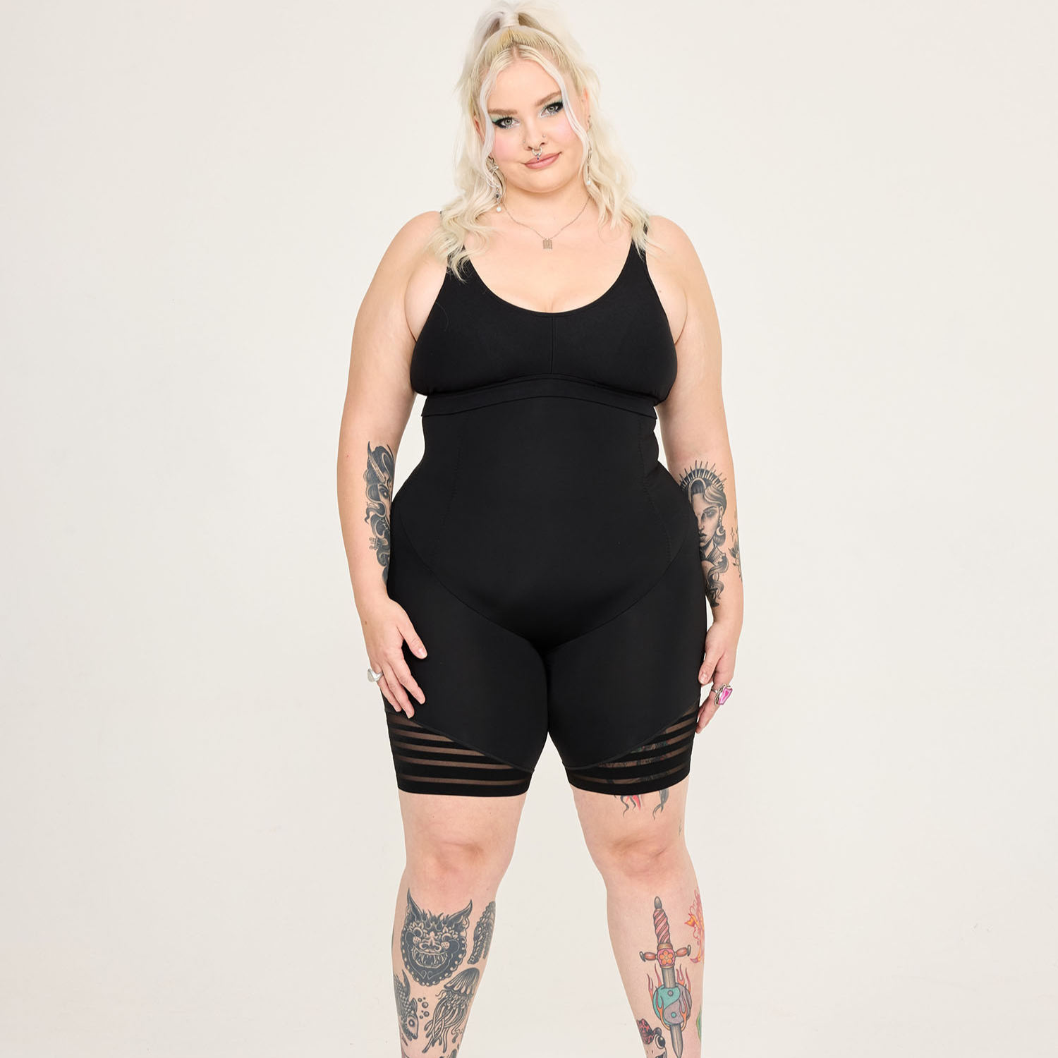 Pantalones cortos de cintura Super Alt Wear - Negro