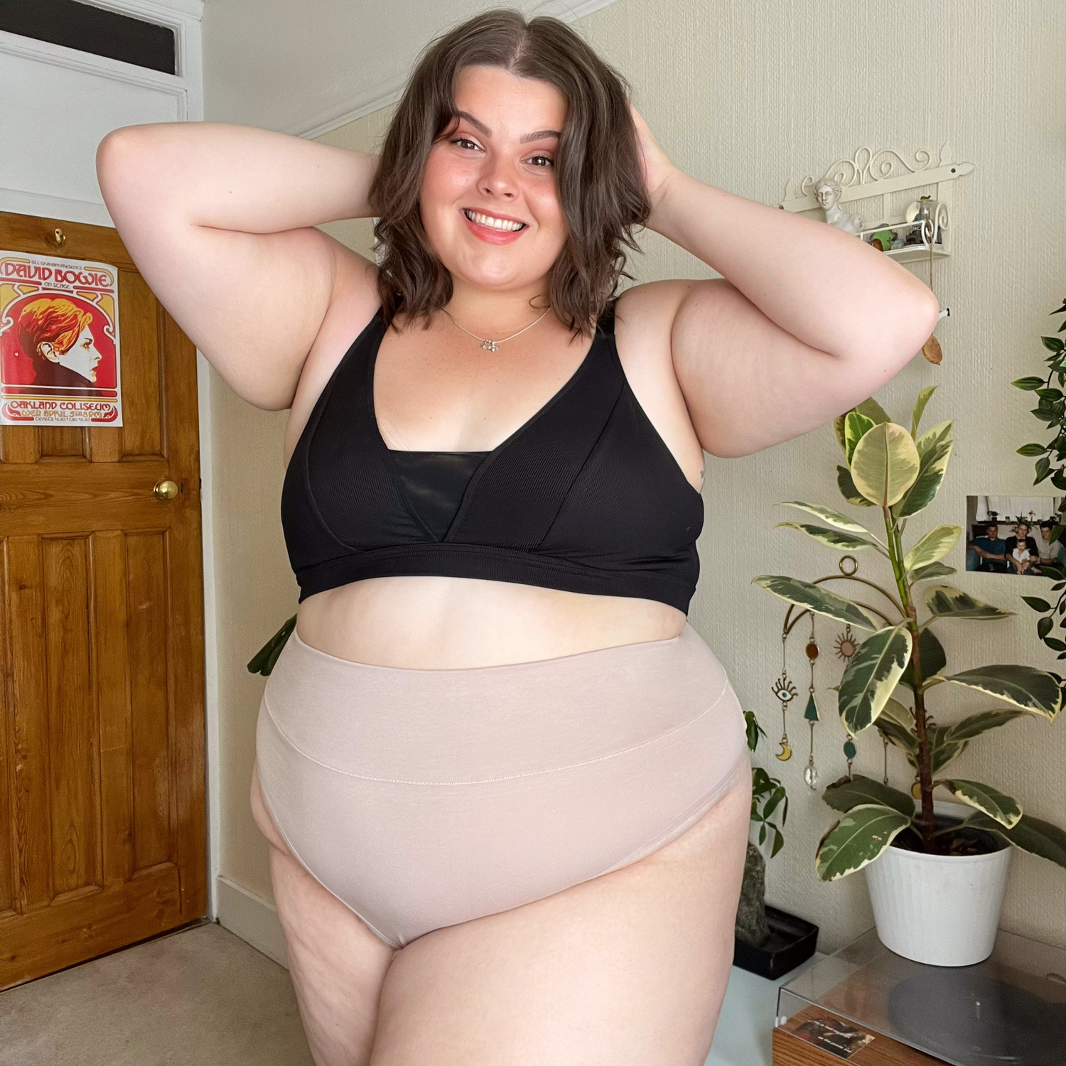 Braguitas altas de algodón orgánico - Milk Bottle