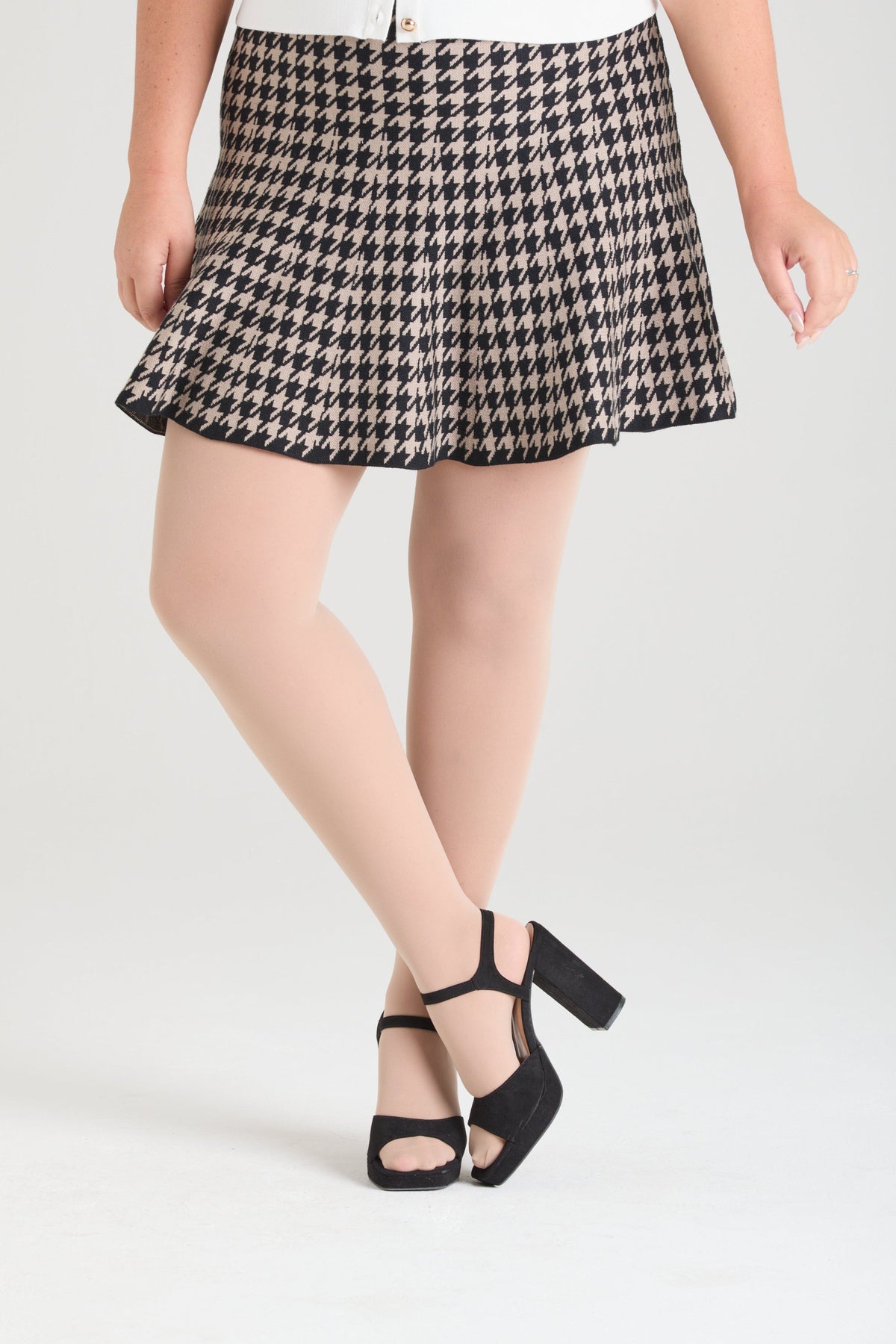 30 Denier Sheer Tights - Vanilla Marshmallow