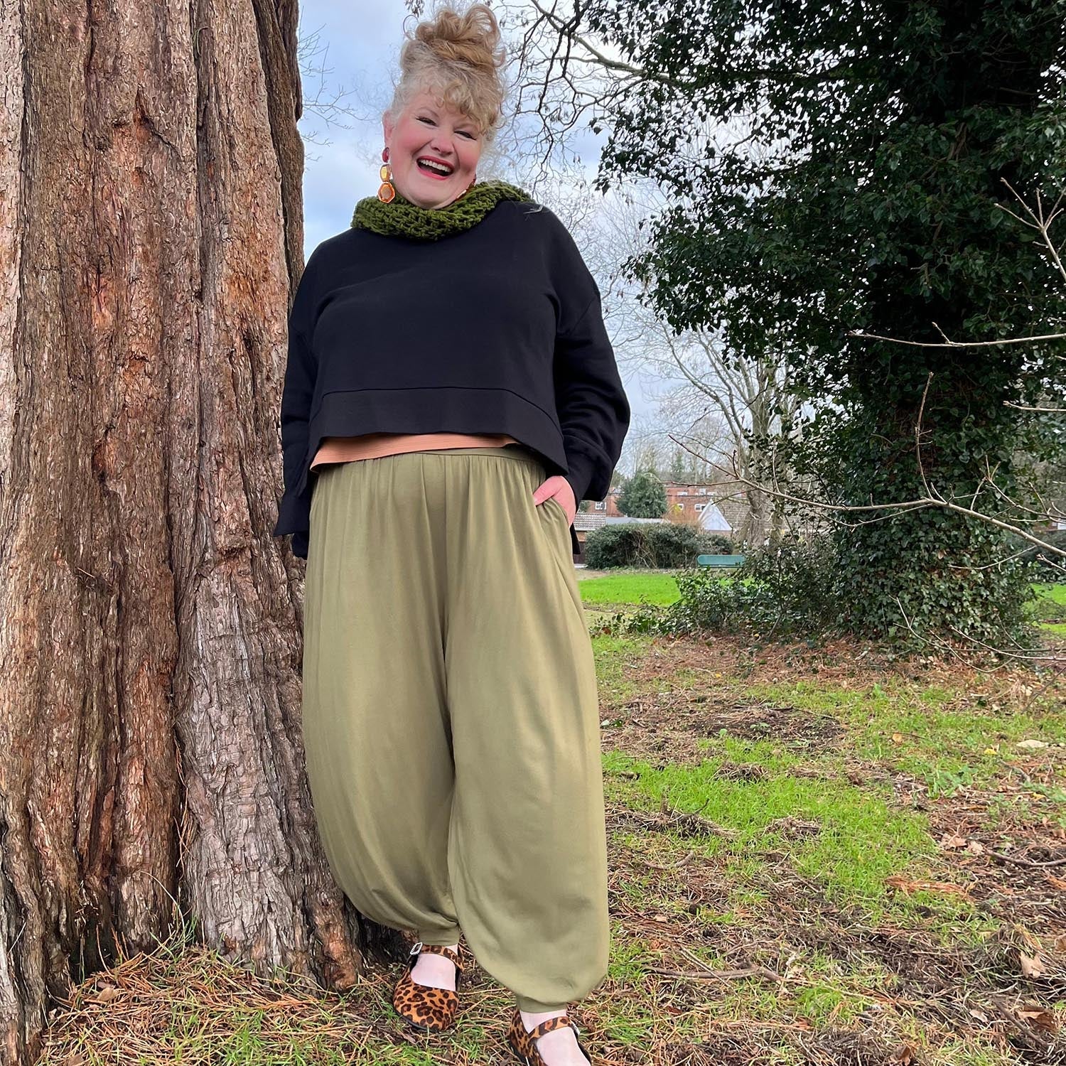 Claudette Trousers - Olive