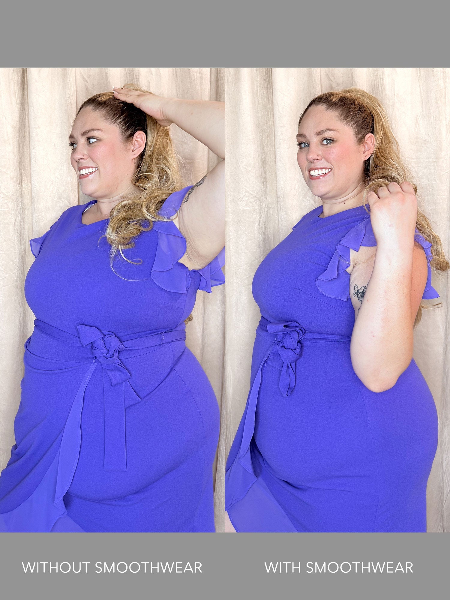 Bodysuit de busto de busca de ropa suave - feliz