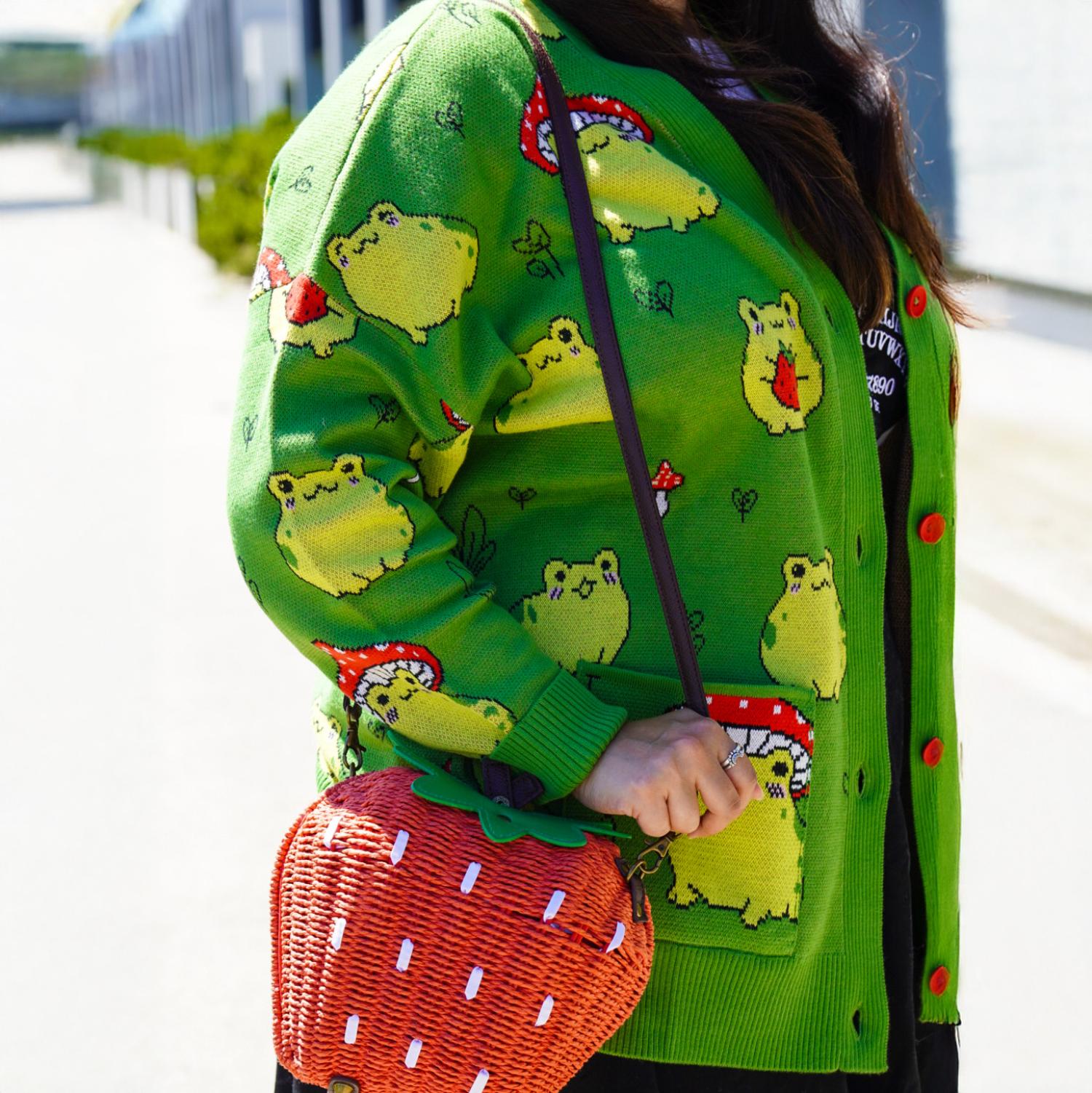 Cotton Rich Cardigan - Hoppy Meadow