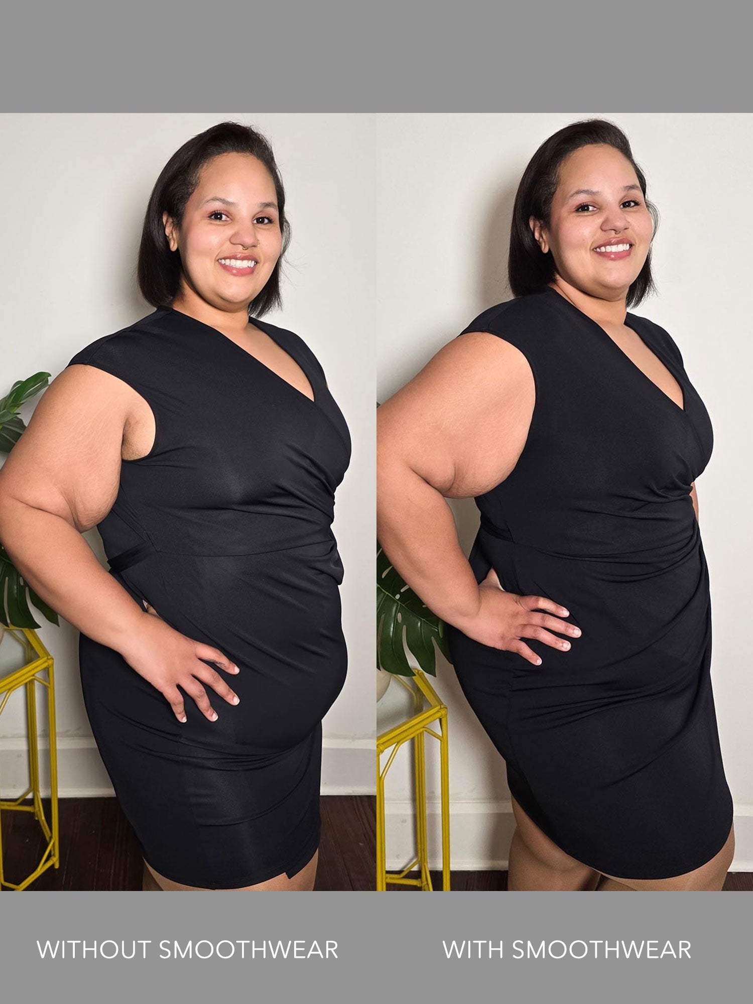 Bodysuit de busto de la busca de ropa suave - opulento