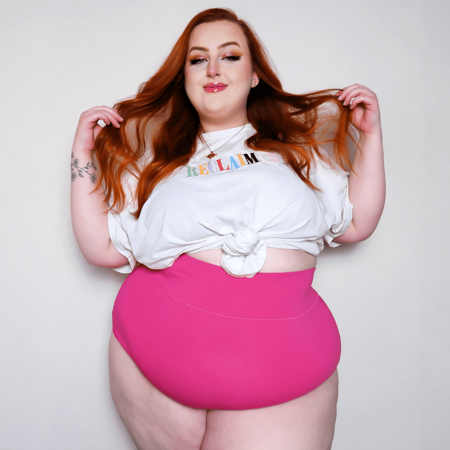 Braguitas de algodón orgánico de cintura alta - Barbara