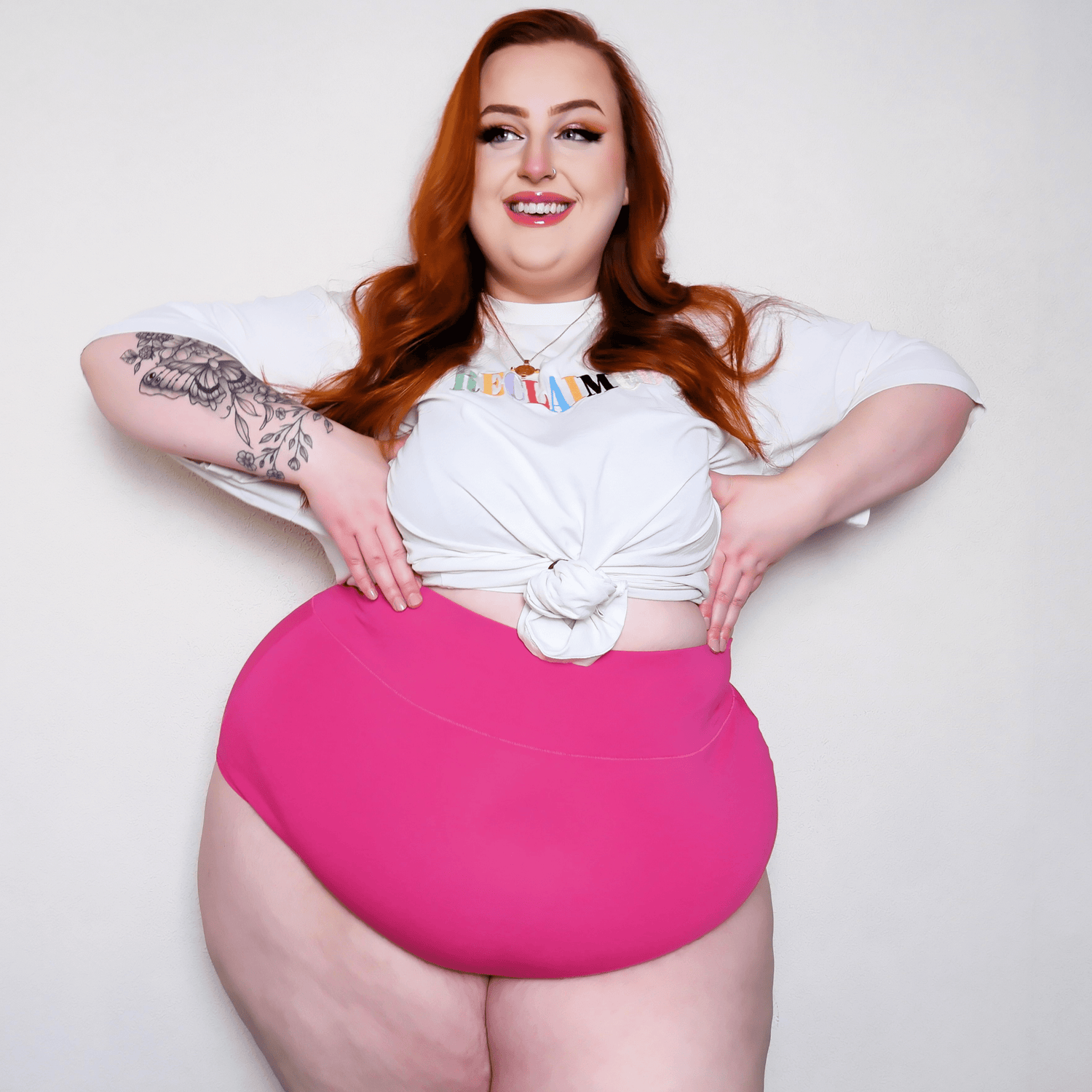 Braguitas de algodón orgánico de cintura alta - Barbara