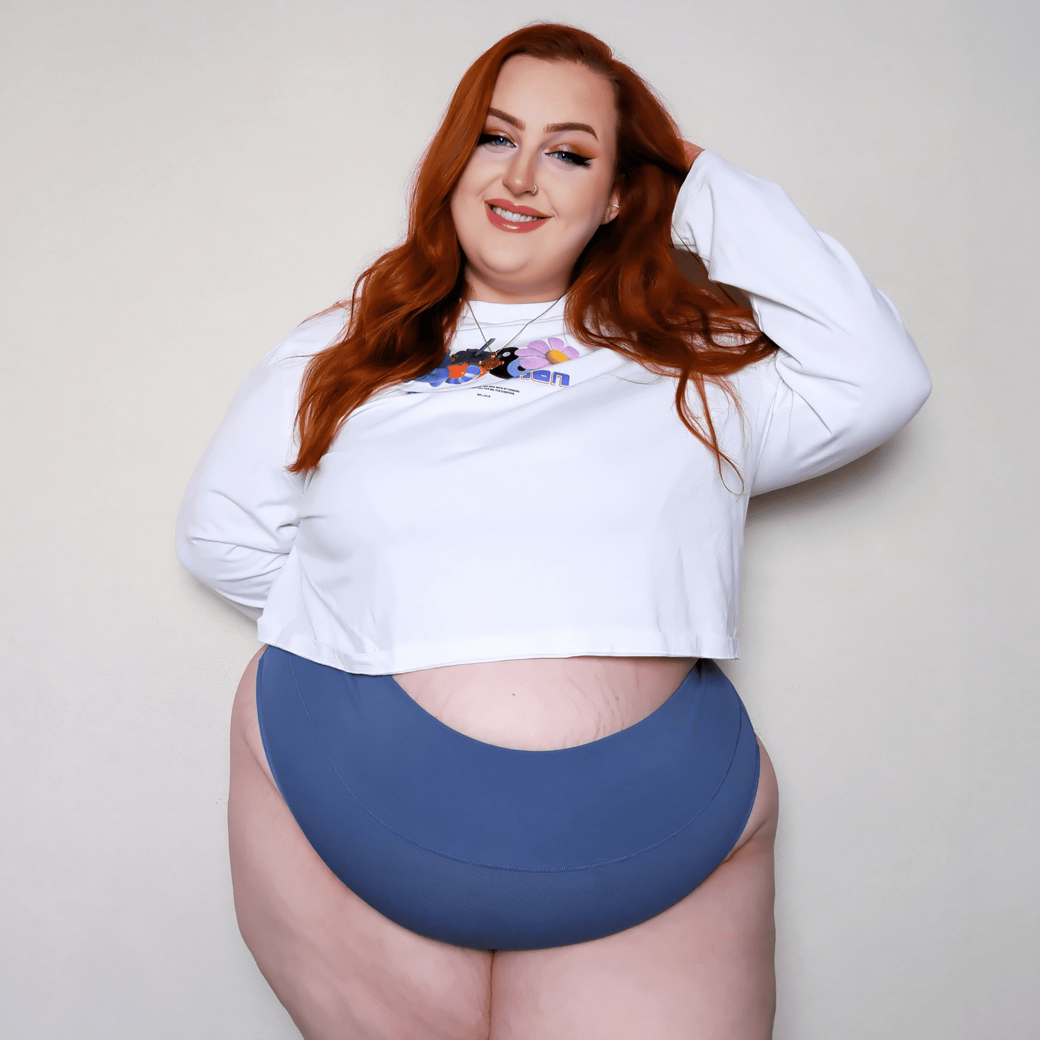 Braguitas altas de algodón orgánico - Denim