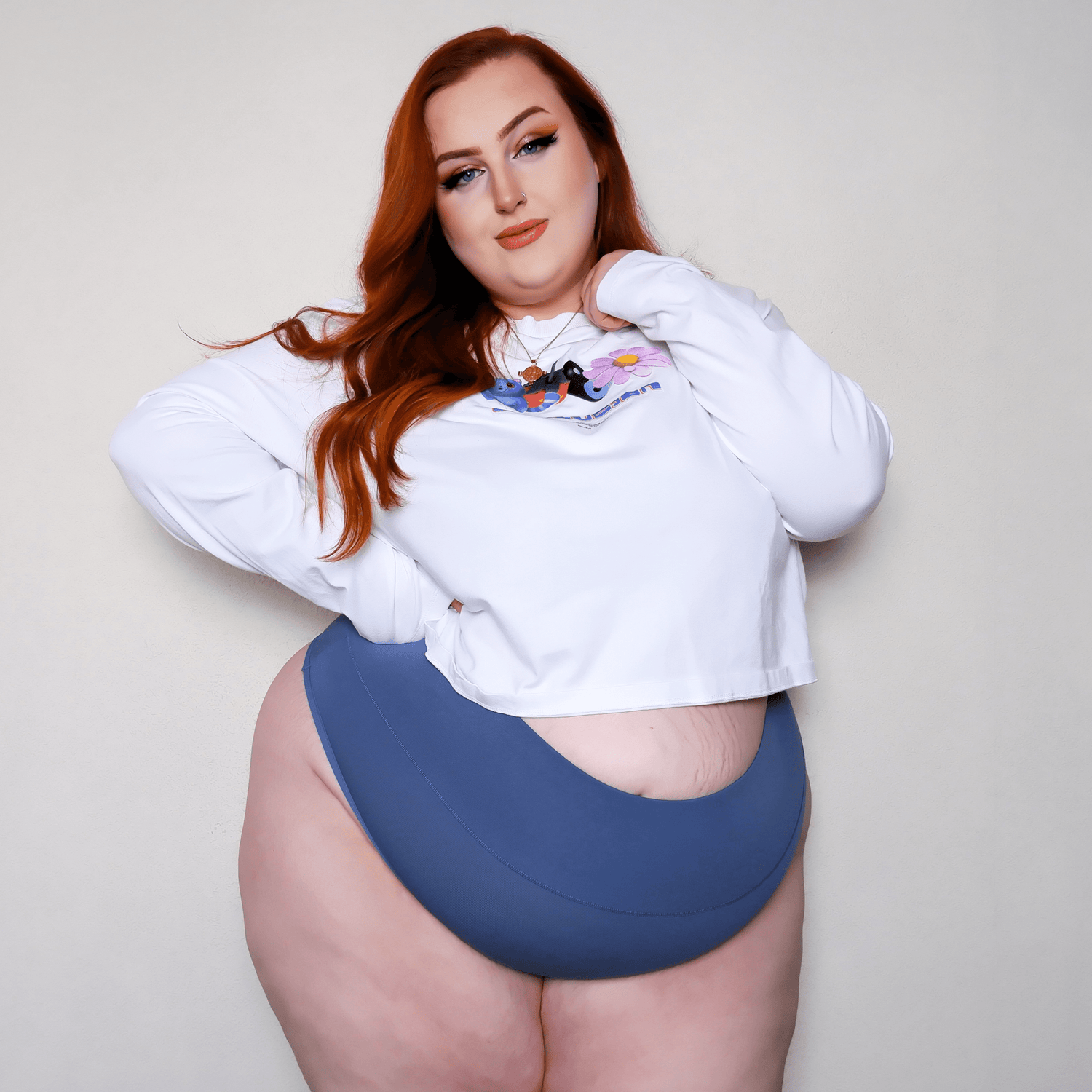 Braguitas altas de algodón orgánico - Denim