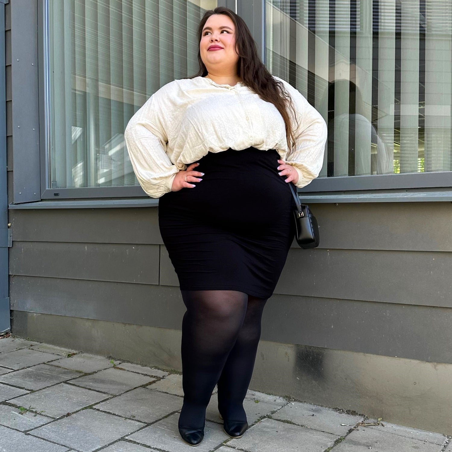 Mallas de compresión ligeras Huggy - Negras