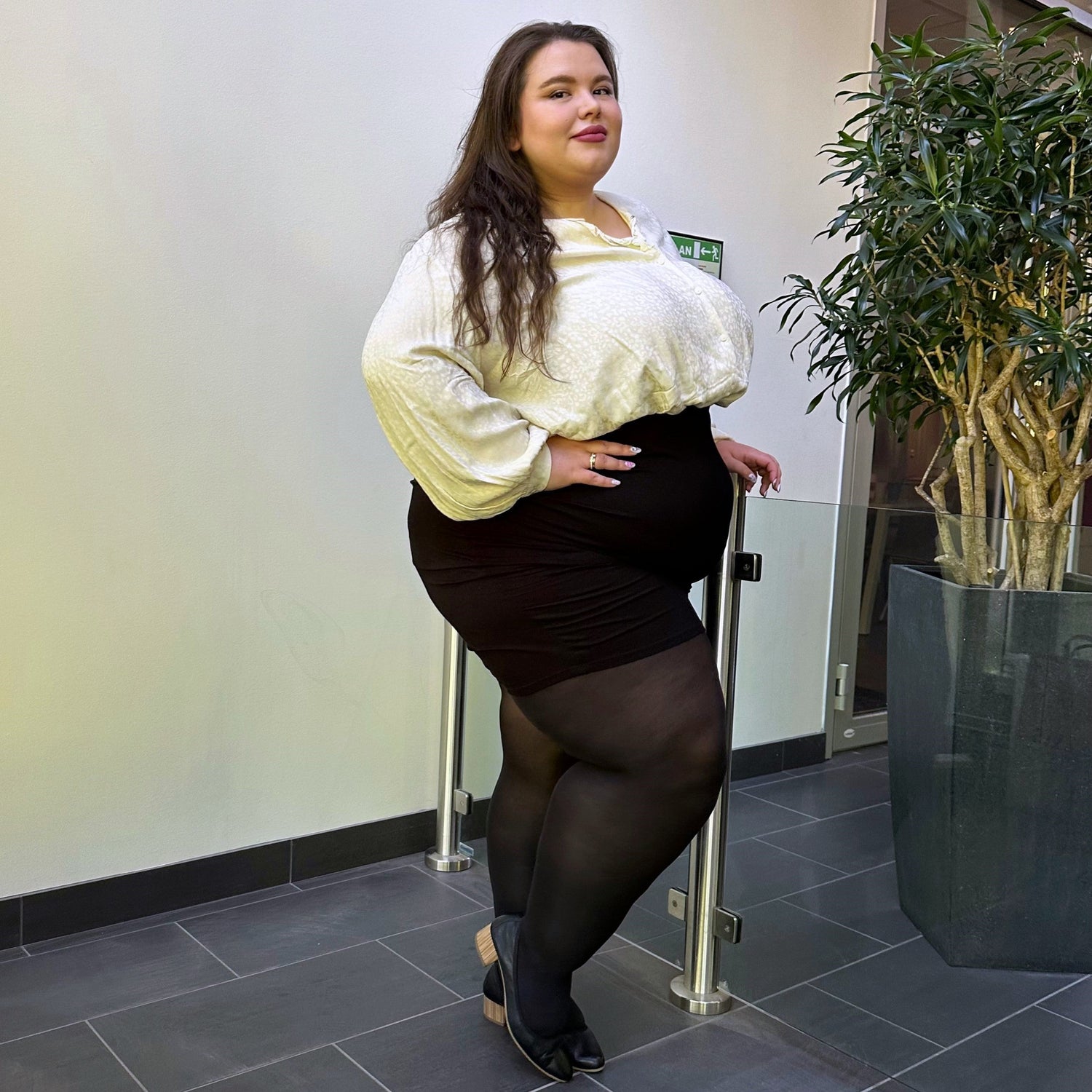 Mallas de compresión ligeras Huggy - Negras