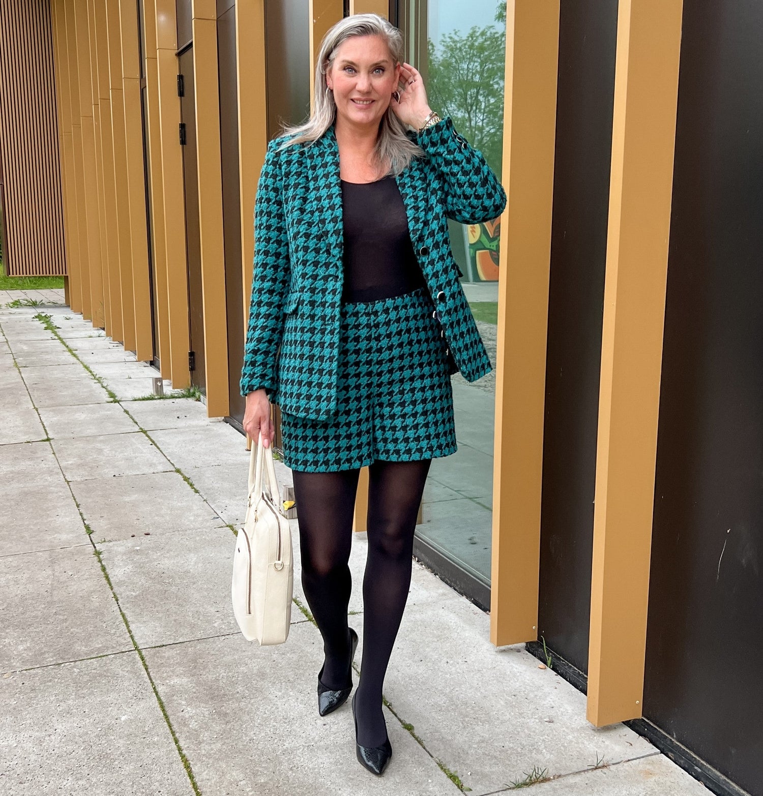 Mallas de compresión ligeras Huggy - Negras