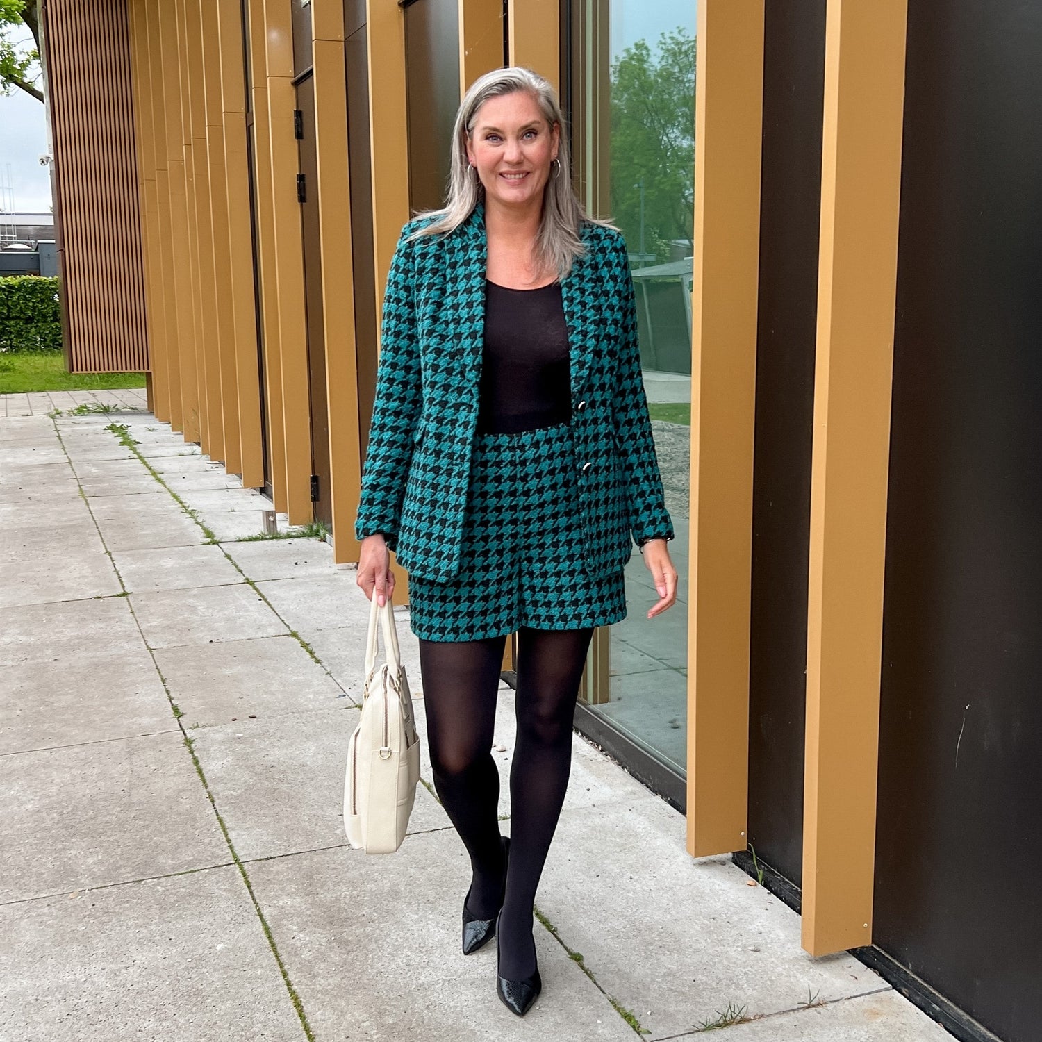 Mallas de compresión ligeras Huggy - Negras