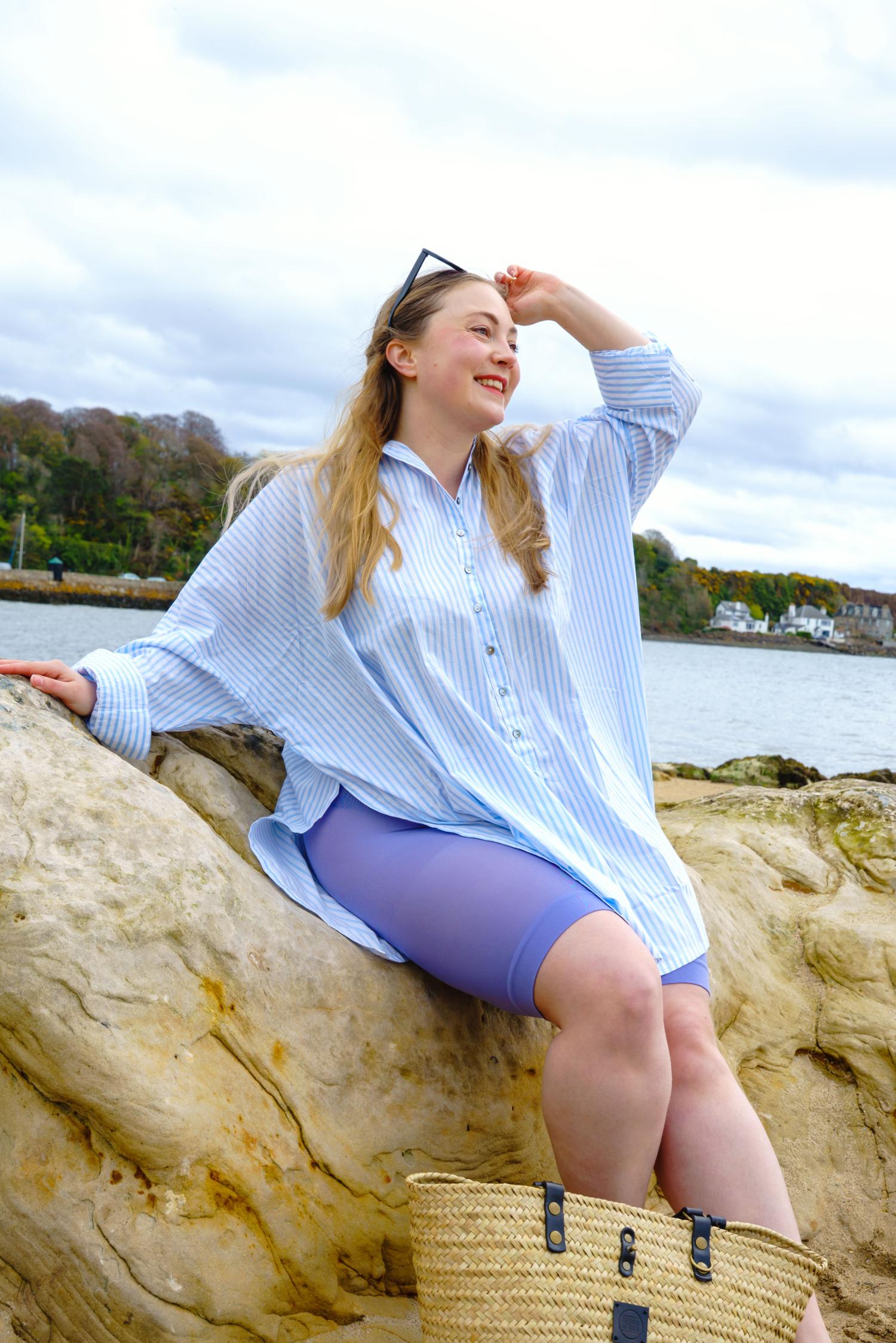 Stay Cool Chub Rub Shorts - Lavender Violet