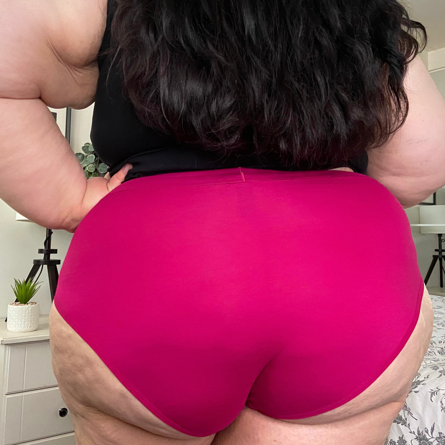 Braguitas de algodón orgánico - Frambuesa