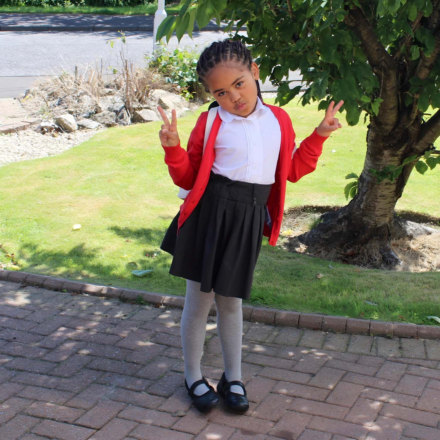 Merros de algodón para niños - Marl Gray