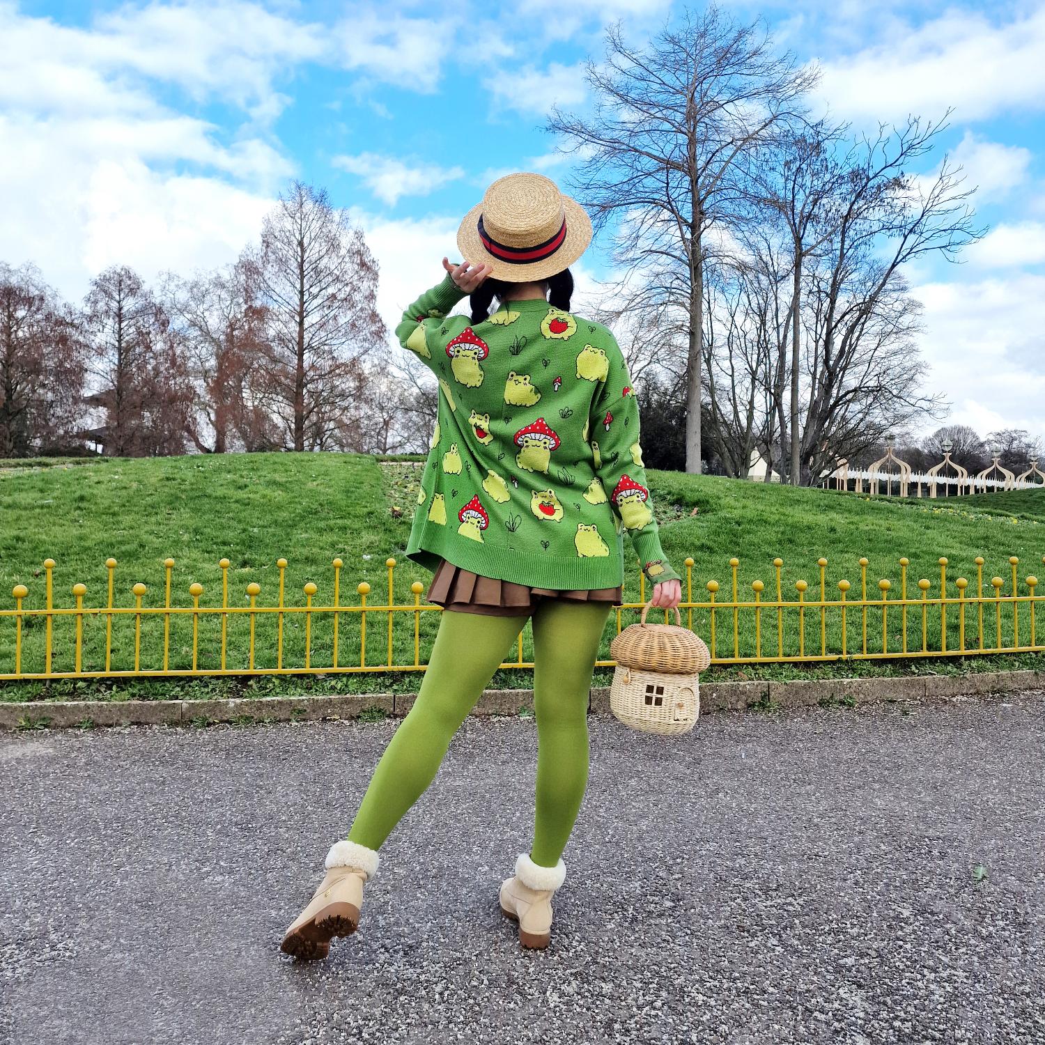 Cotton Rich Cardigan - Hoppy Meadow