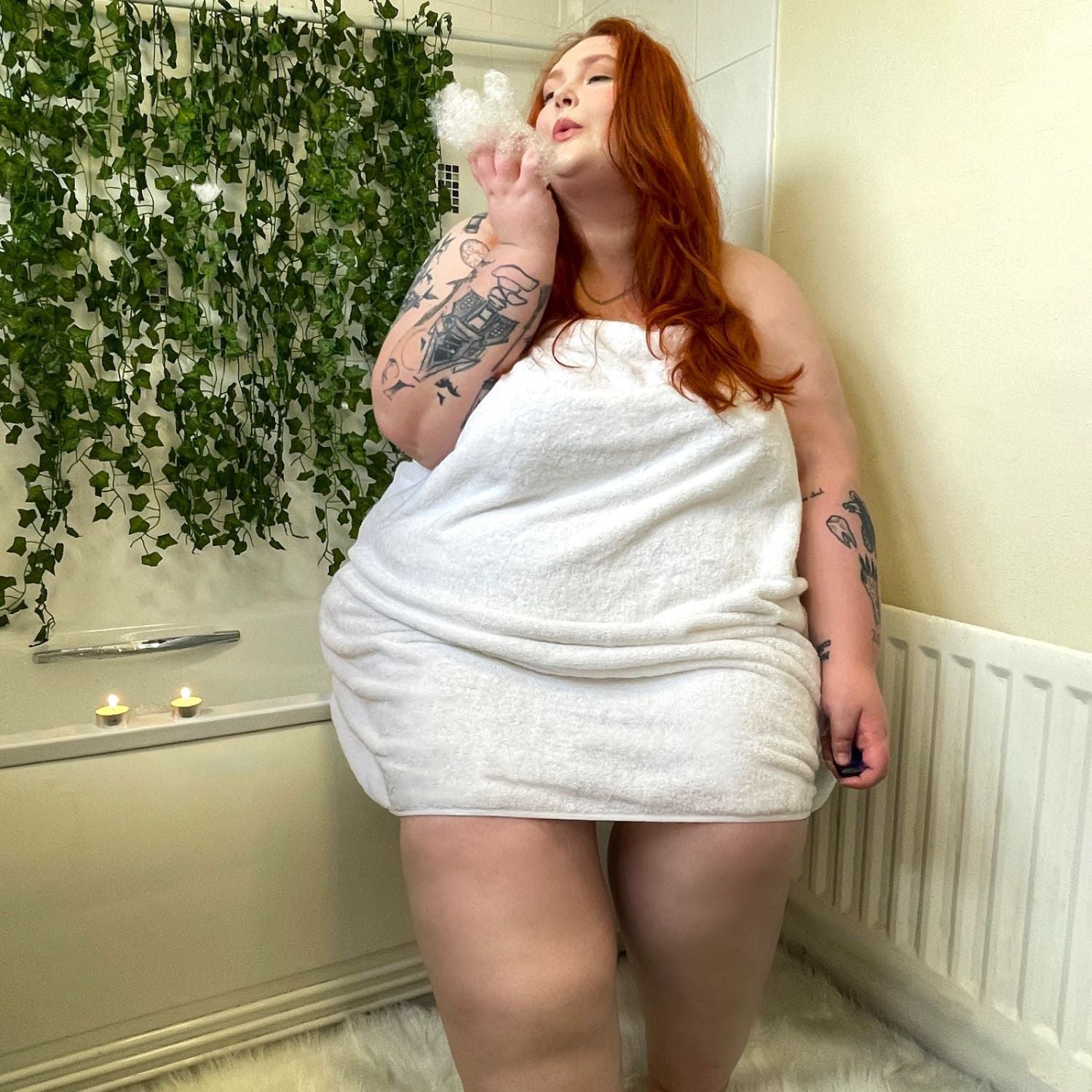 Toalla grande Softee - Blanca