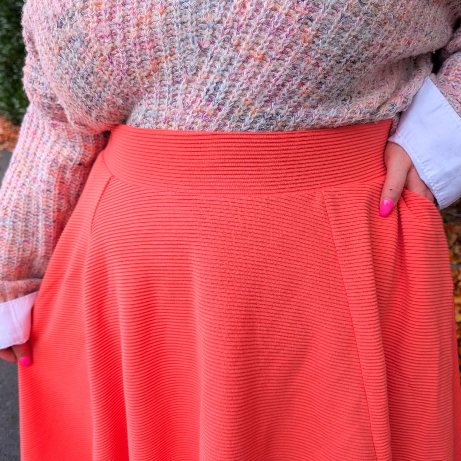 Falda de bengala otomana - Coral con especias