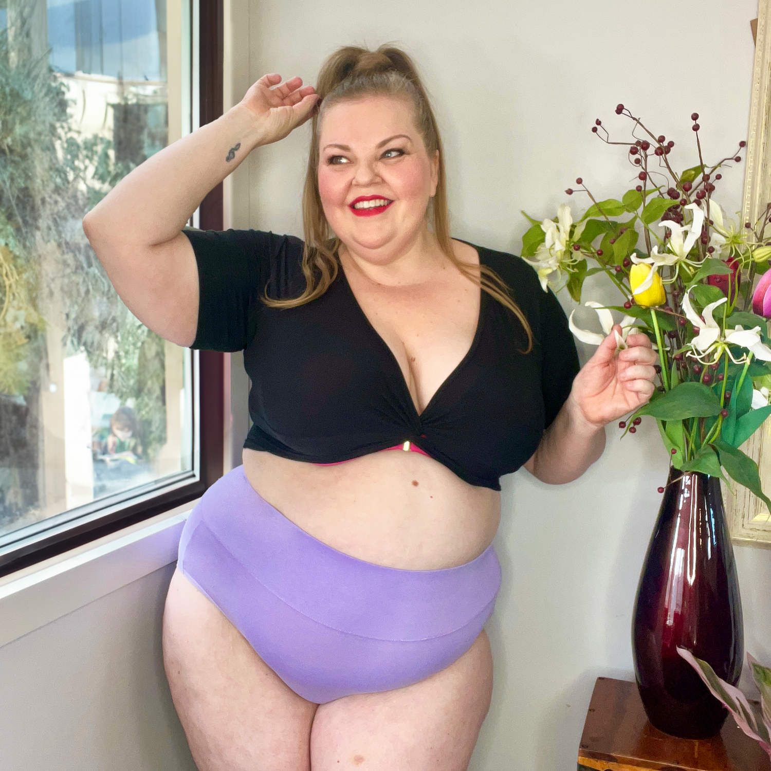 Braguitas de algodón orgánico - Cassis de Violet