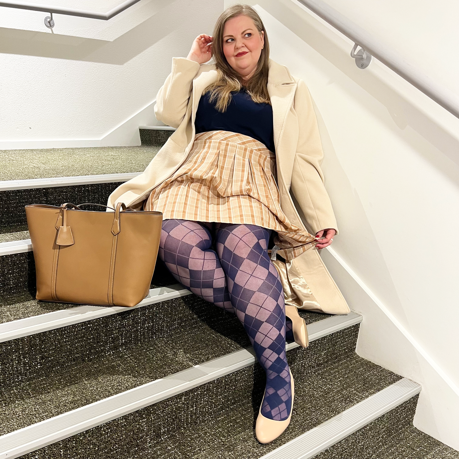 Medias de diamante - Azul marino