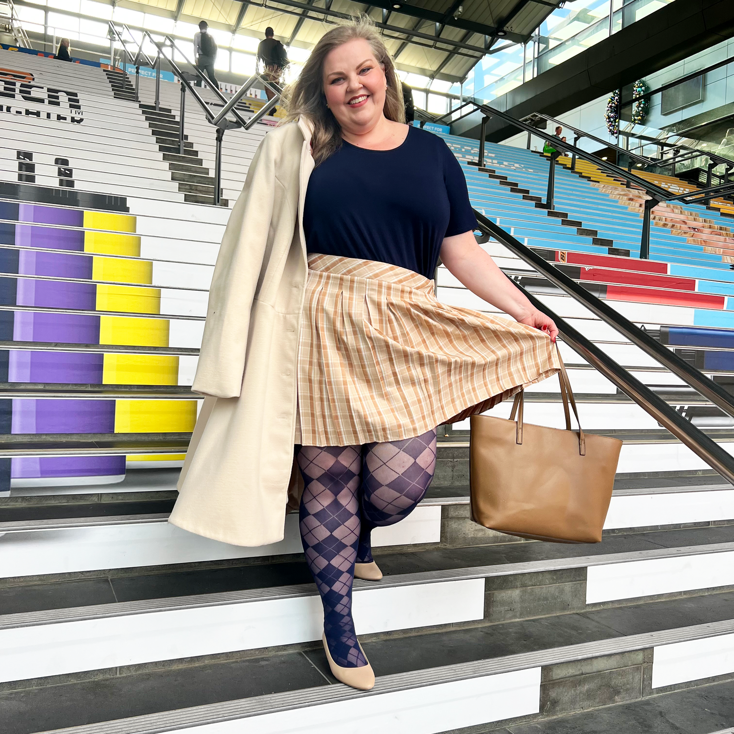 Medias de diamante - Azul marino