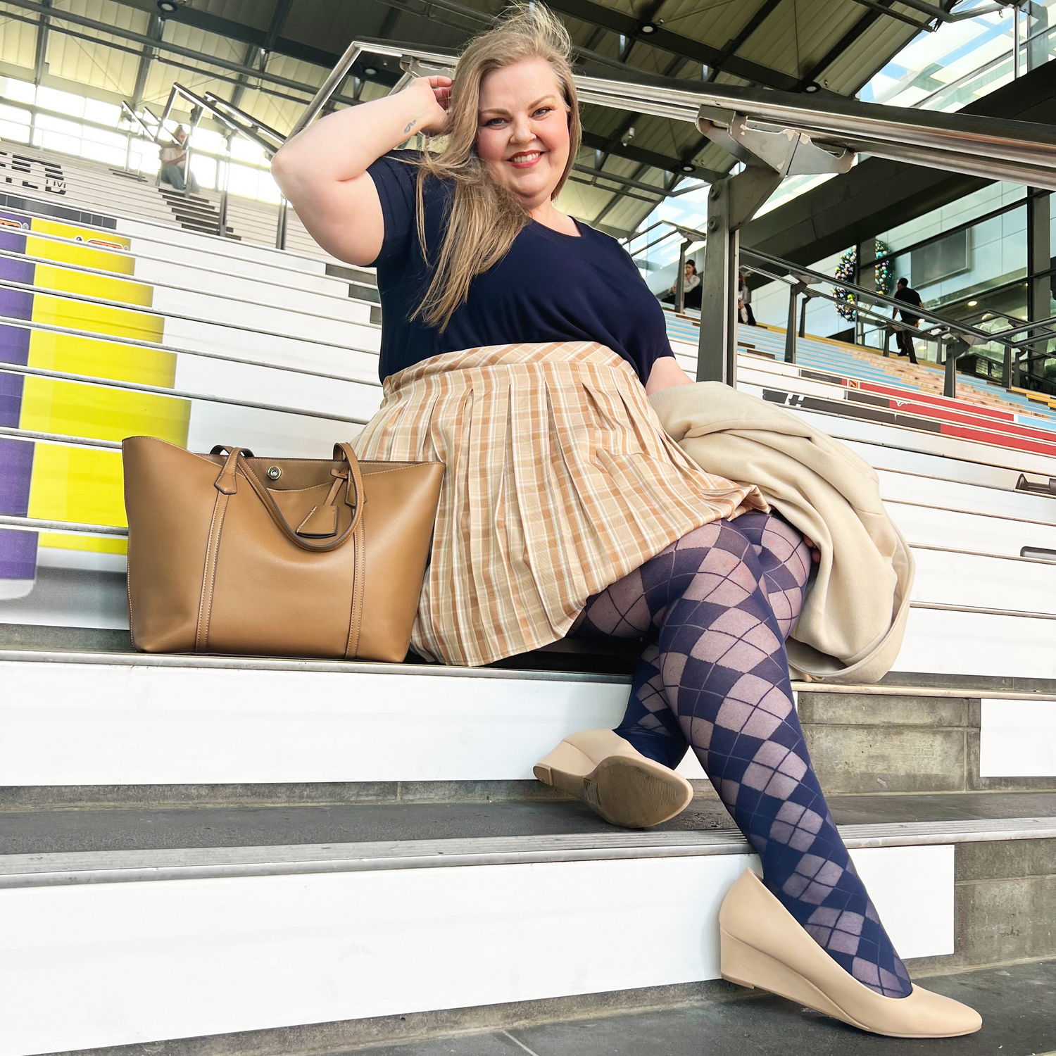 Medias de diamante - Azul marino