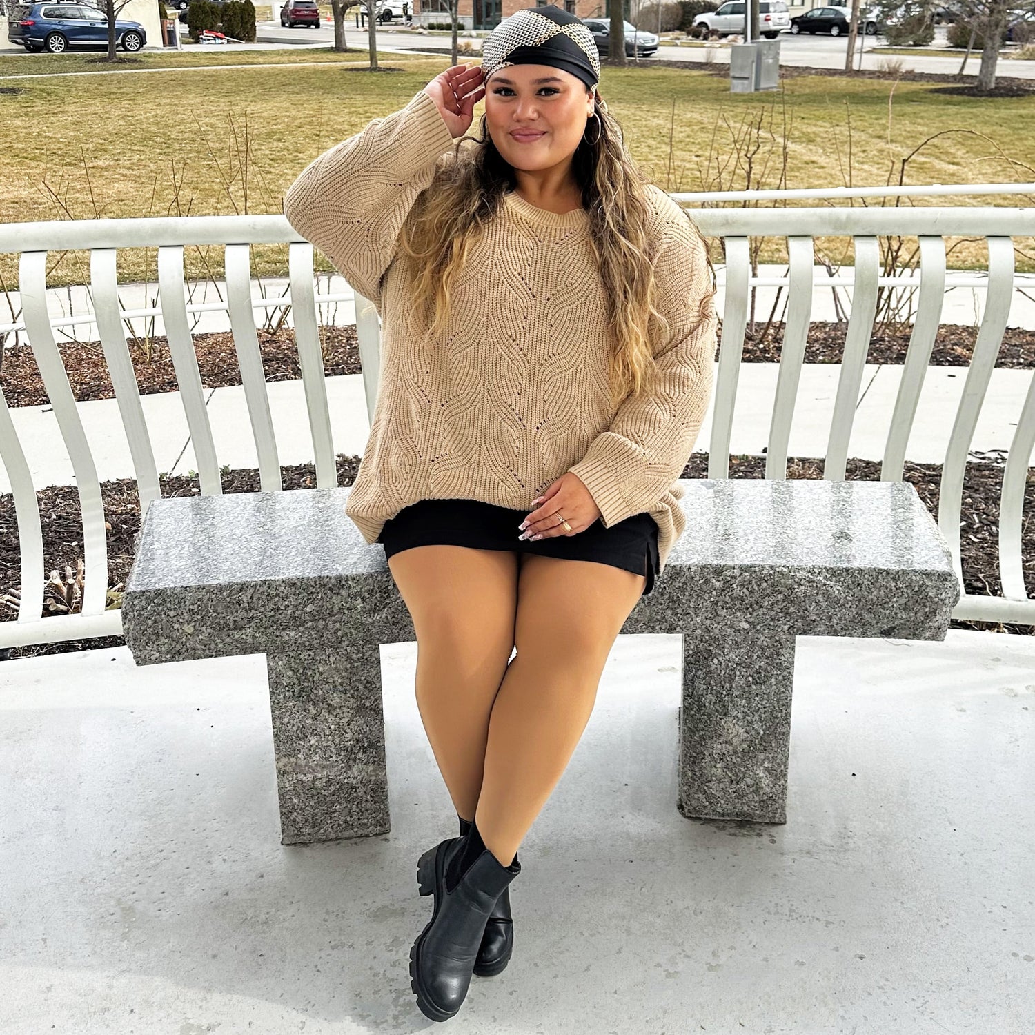 Mallas de compresión ligeras Huggy - Caramel Latte