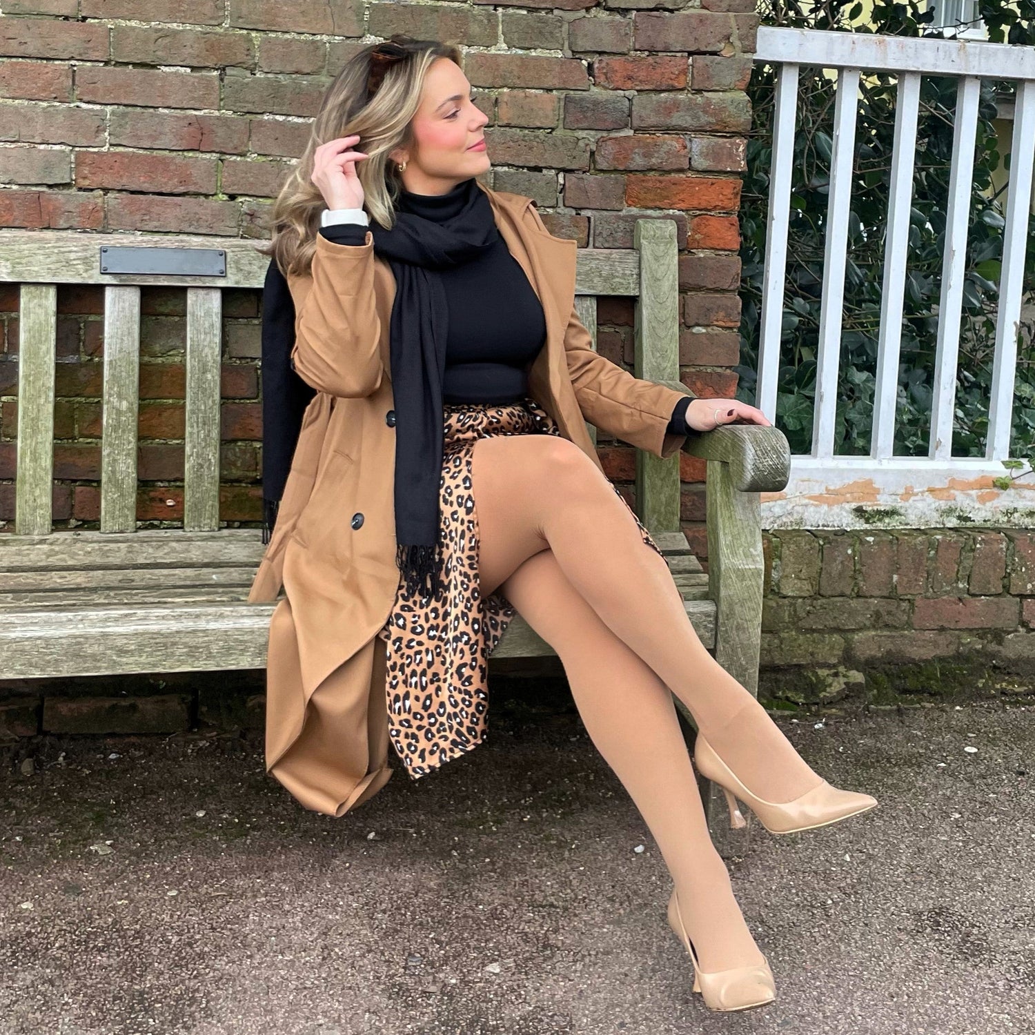 Mallas de compresión ligeras Huggy - Caramel Latte